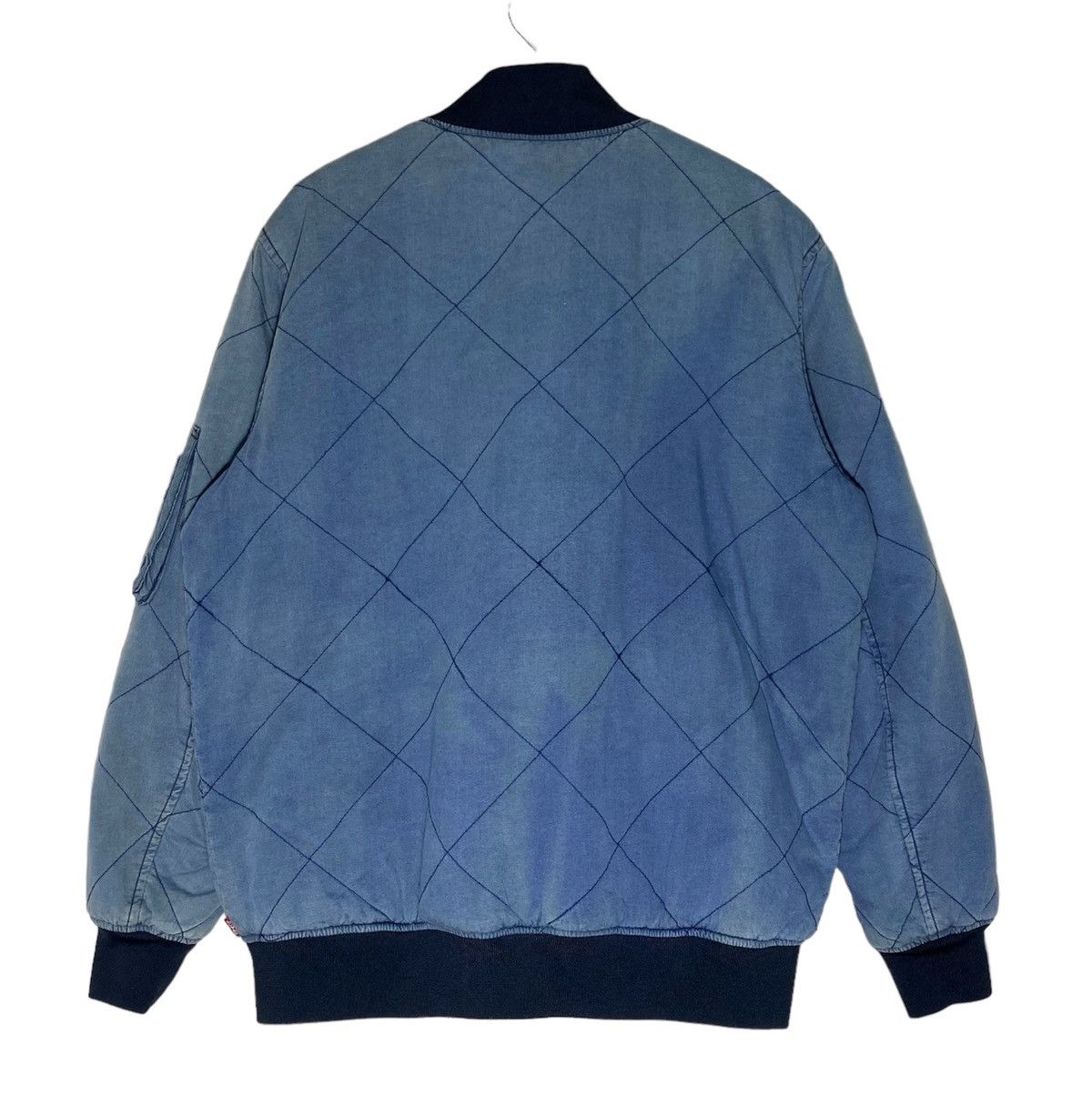 Levi's Rare LEVIS Reversible Fleece Sherpa Jacket indigo vintage Size US M / EU 48-50 / 2 - 8 Thumbnail