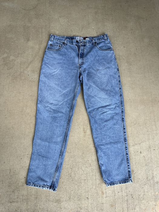 Vintage Vintage Levi Strauss Loose Fit 545 Brown Tab 38x34 Jeans | Grailed