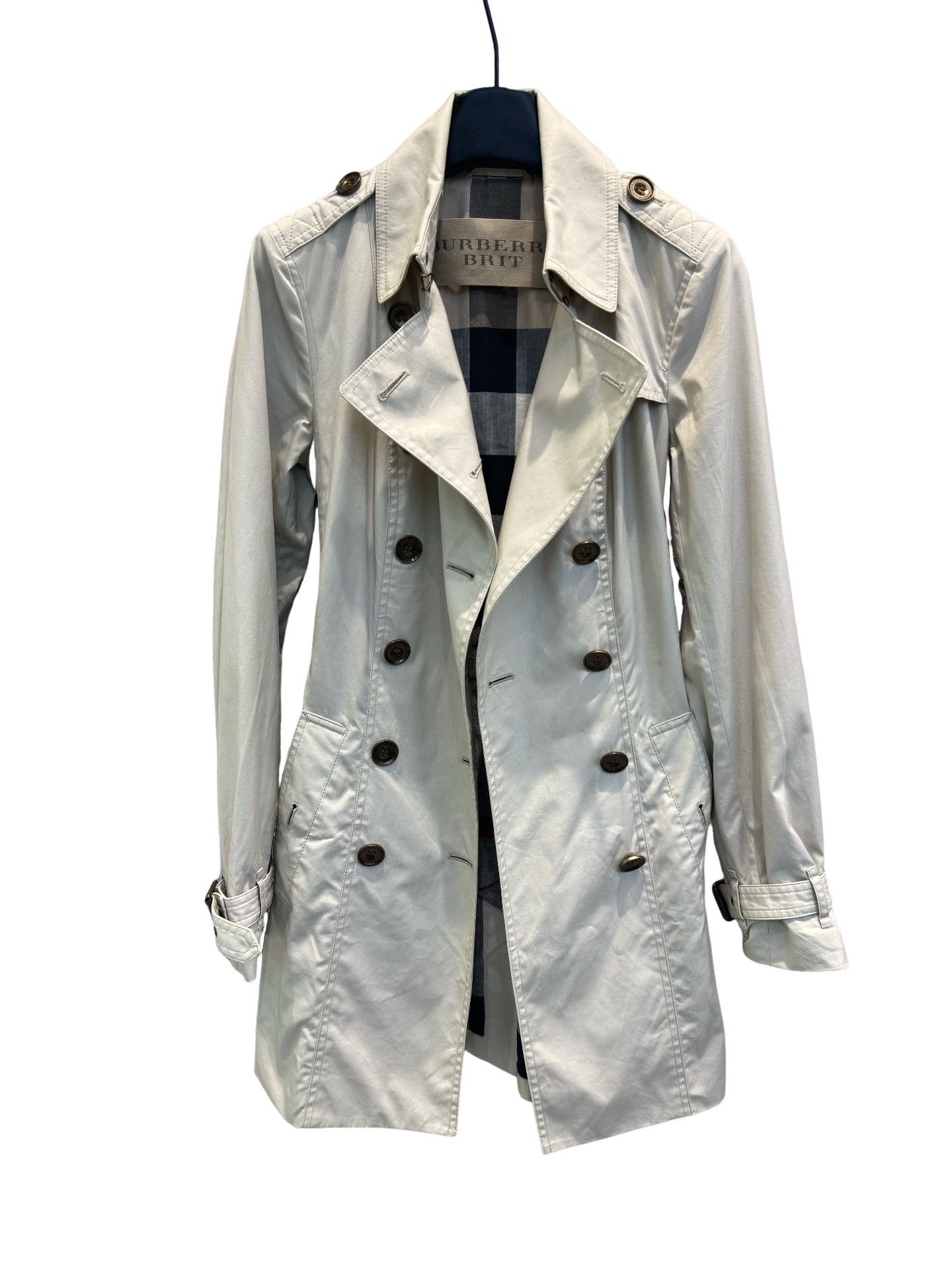 Burberry Burberry Brit Trench Coat Size UK 4 Size XS / US 0-2 / IT 36-38 - 1 Thumbnail