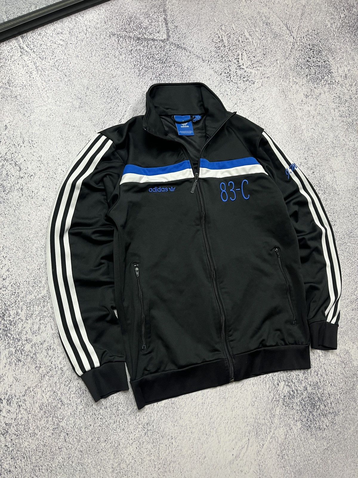Adidas Adidas 83-C Striped Track Jacket Casual Rare Y2k Hype Japan Size S / US 4 / IT 40 - 3 Thumbnail