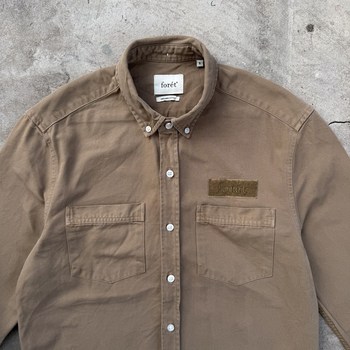 foret Foret Organit Cotton Button Up Shirt Size US S / EU 44-46 / 1 - 3 Thumbnail