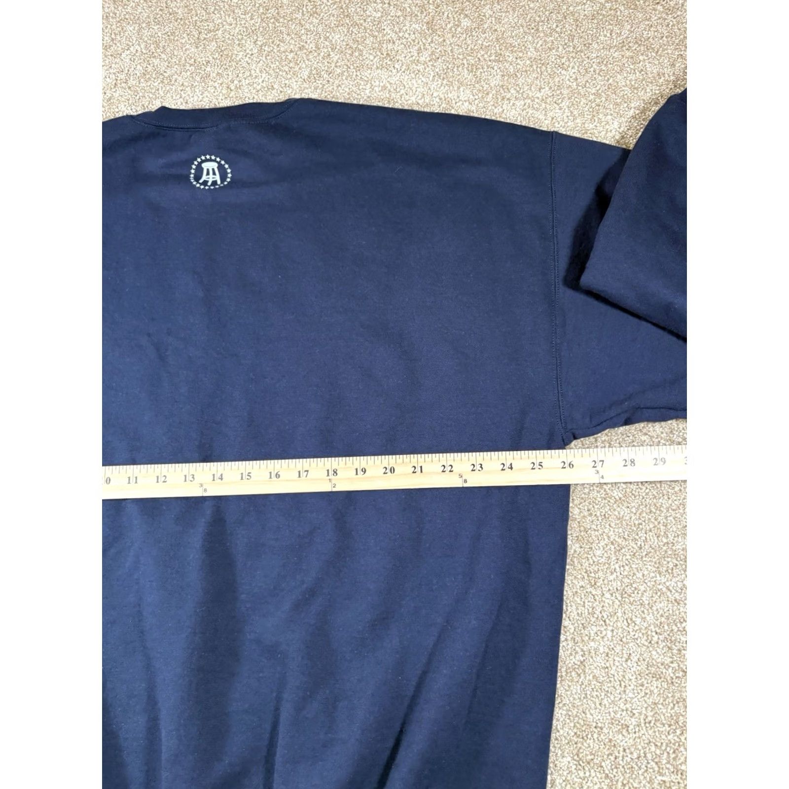 Gildan VINTAGE Drake Maye New England Patriots Barstool Crewneck Sweatshirt • Men's Size 2XL Blue Graphic Print Sweatshirt Mens 2XL Size US XXL / EU 58 / 5 - 7 Thumbnail