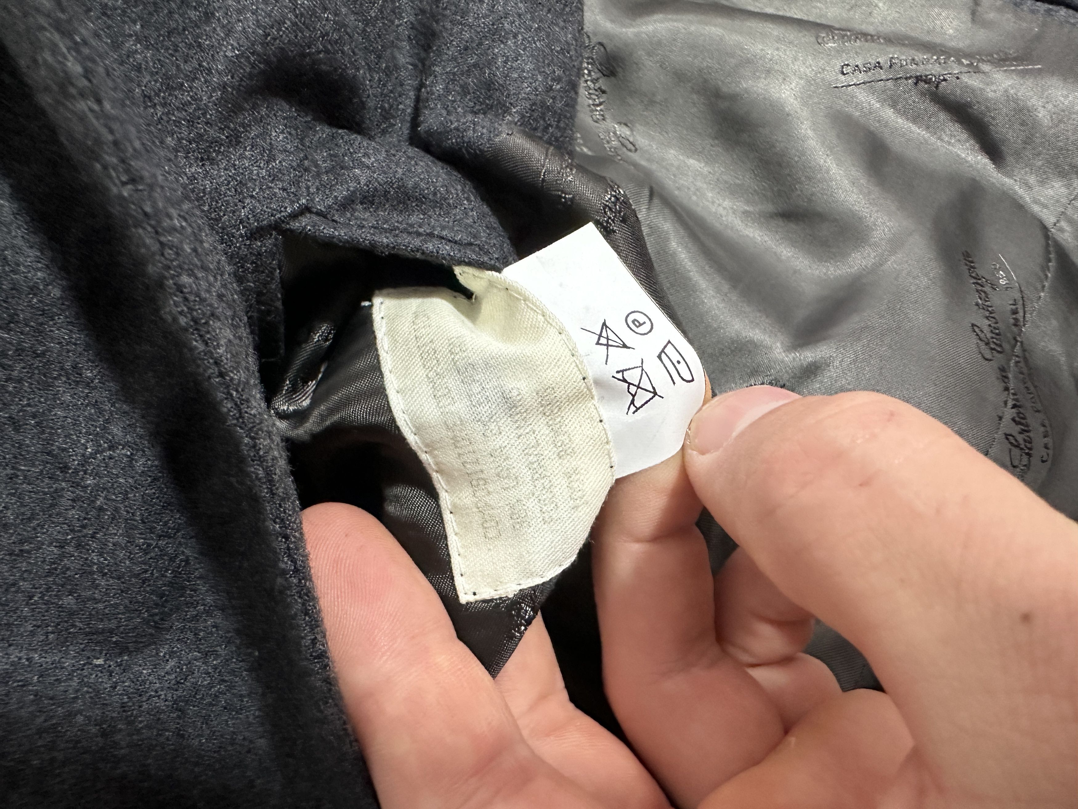 SARTORIO Sartoria Castangia Castello Suit Formal Jacket Size 36 S Size 36R - 11 Thumbnail