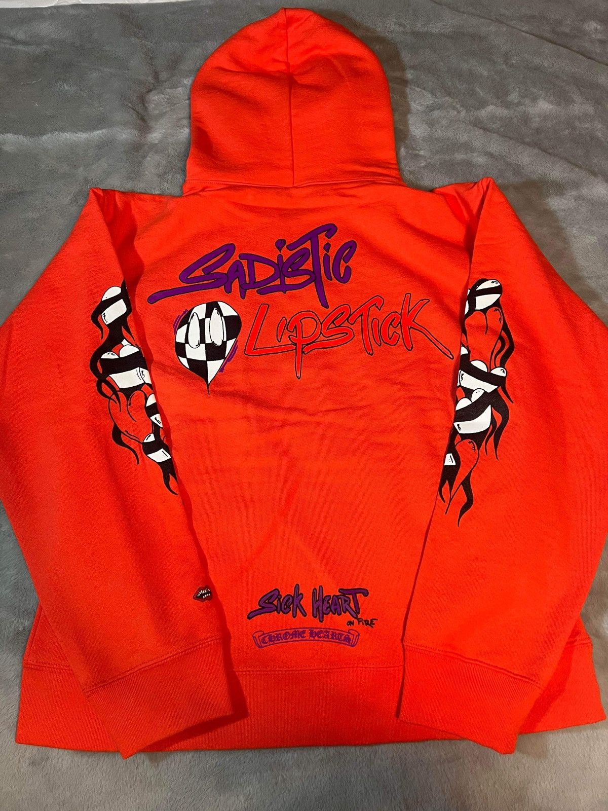 image of Chrome Hearts x Matty Boy Sadistic Lipstick Red Matty Boy Chrome Hoodie, Men's (Size Medium)