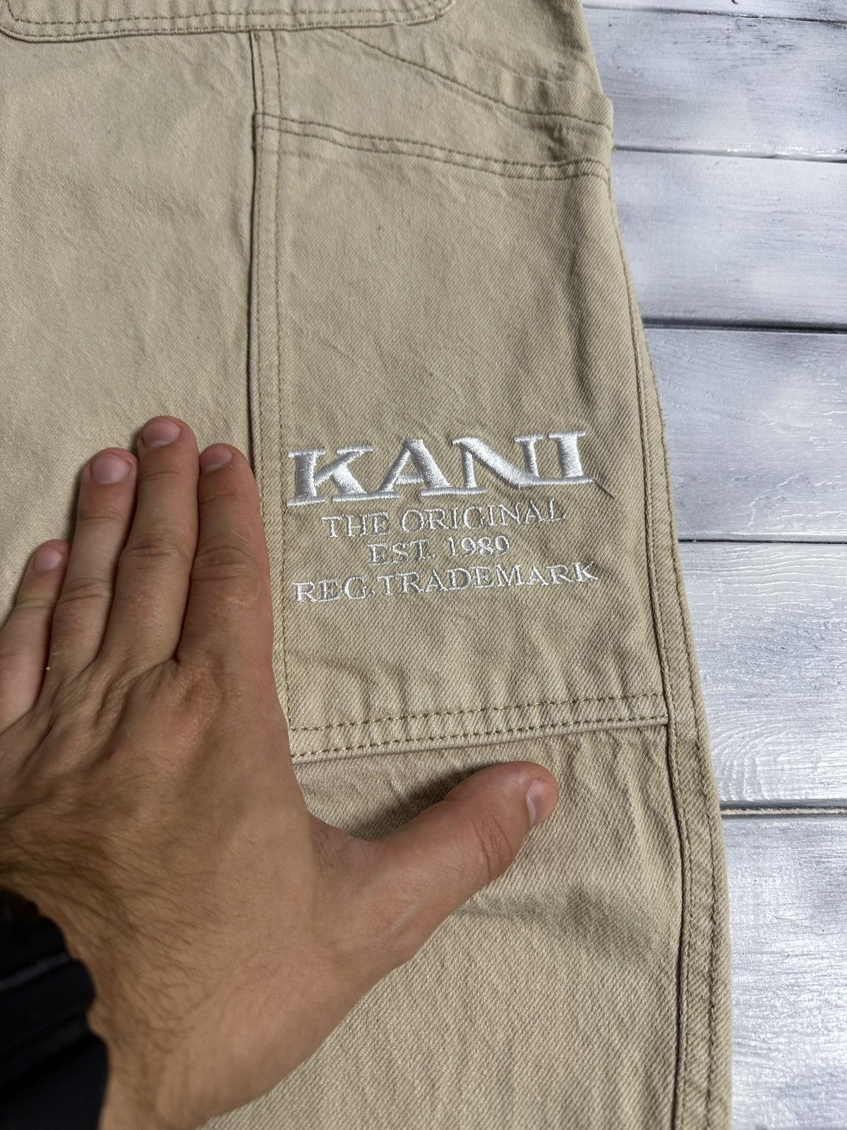 Rap Tees Rare Karl Kani Baggy Jeans Carpenter Rap Skate Y2K. Size US 38 / EU 54 - 2 Thumbnail
