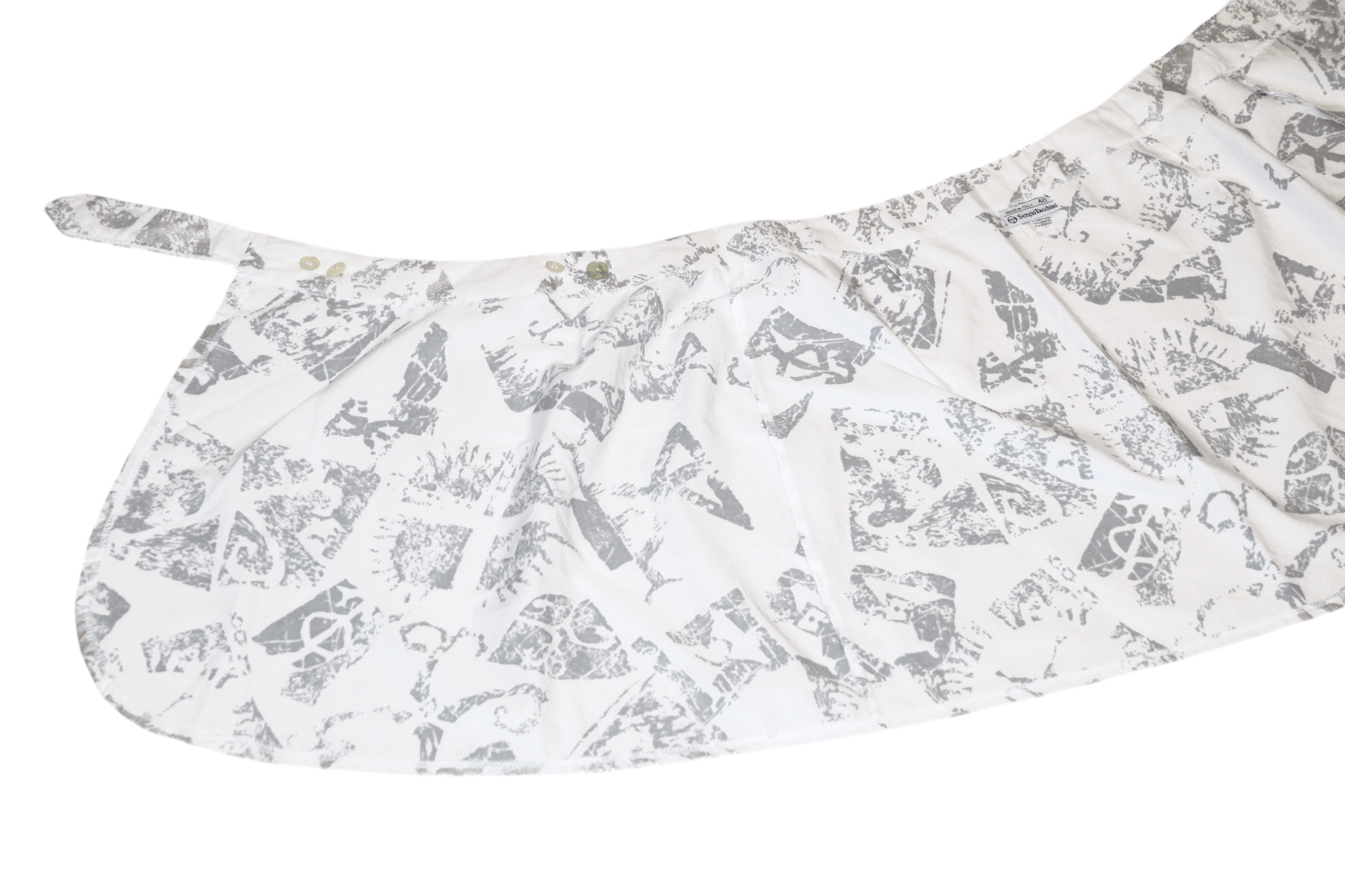 Sergio Tacchini Sergio Tacchini Abstract Glitter Coated Wrap Tennis Skirt Size 32" / US 10 / IT 46 - 7 Thumbnail