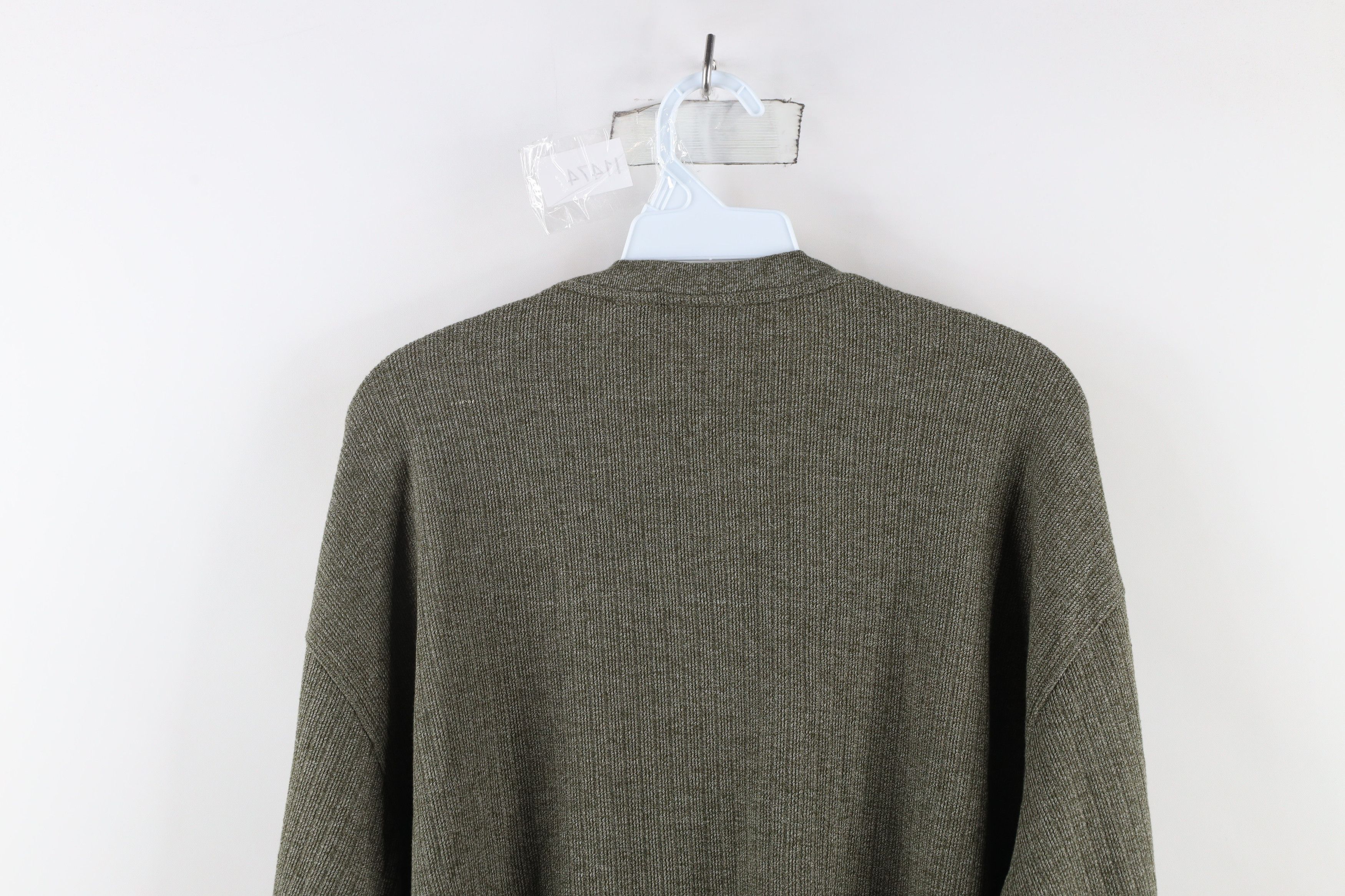 Vintage Vintage 90s Streetwear Knit Long Sleeve Henley T-Shirt Size US XL / EU 56 / 4 - 9 Thumbnail