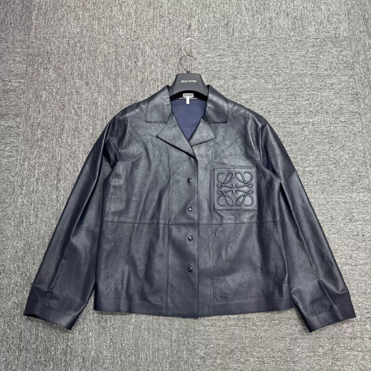 Loewe Loewe Solid Embossed Logo Sheepskin Jacket Size US M / EU 48-50 / 2 - 1 Thumbnail