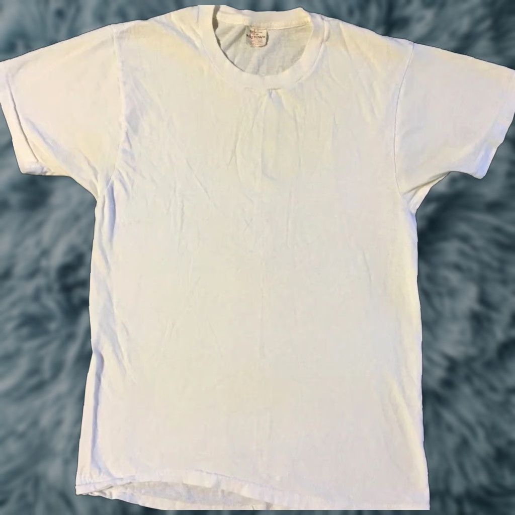 Vintage VINTAGE 80s 90s Faded Shirt XS White Surf Grunge Punk Biker Trucker Beach Eve nt Size US XS / EU 42 / 0 - 1 Thumbnail