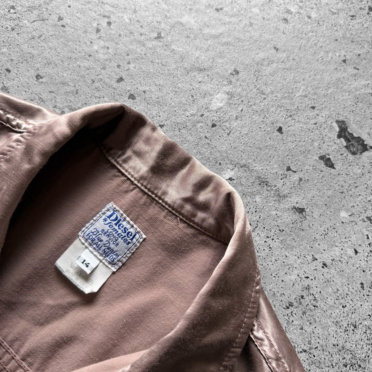 Diesel Diesel Females Vintage Y2K Mini Dress Metallic Pink Bronze Size M / US 6-8 / IT 42-44 - 4 Thumbnail