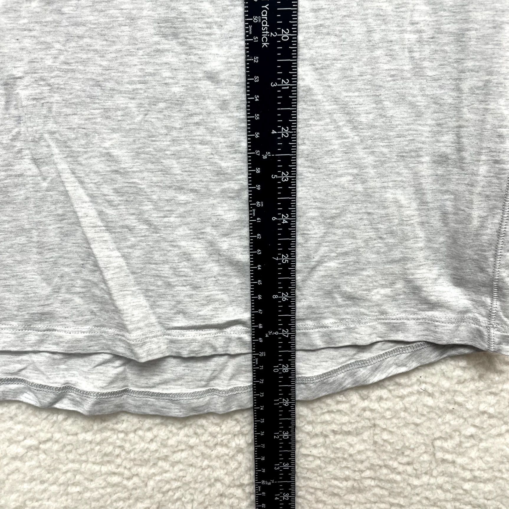 Lululemon Lululemon T-Shirt Large Womens Heather Grey Stretch Workout Activewear Comfort Womens L Gray Size L / US 10 / IT 46 - 5 Thumbnail