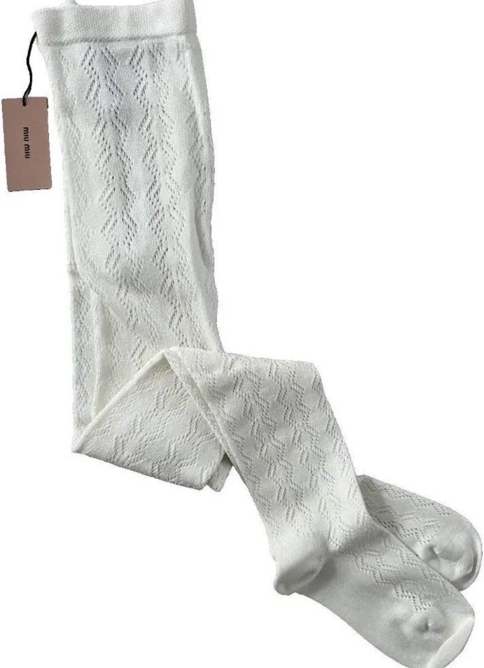 Miu Miu Miu Miu Knit Tights Size 26" / US 2 / IT 38 - 4 Thumbnail