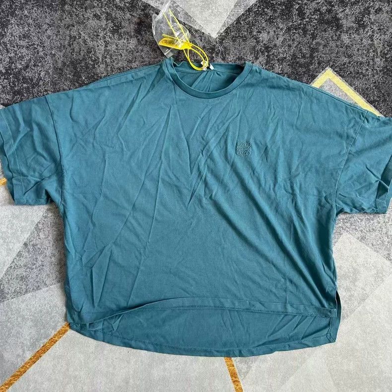 Loewe LOEWE Embroidered logo short sleeves Size L / US 10 / IT 46 - 1 Thumbnail