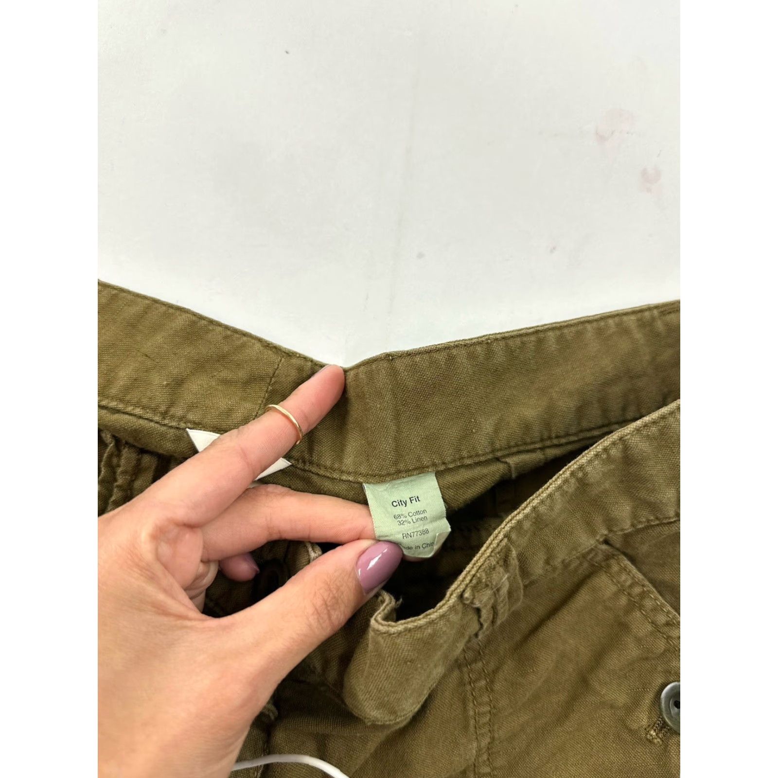 J.Crew J.Crew Women's Pants Cropped Brown Green Utility 6 Crop Size 28" / US 6 / IT 42 - 5 Thumbnail