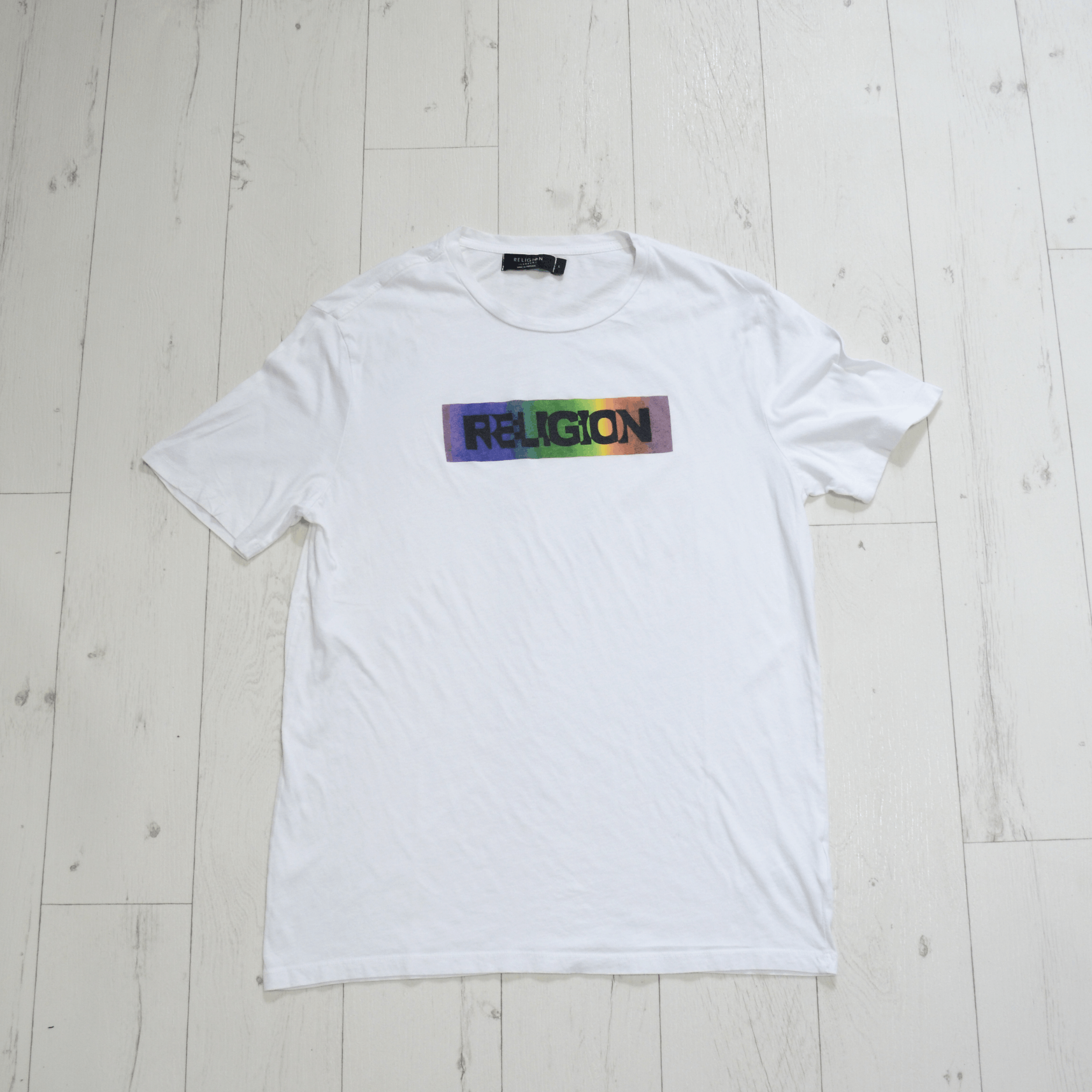 Other Religion Big Logo White T-shirt Y2K Tee Size US L / EU 52-54 / 3 - 1 Thumbnail