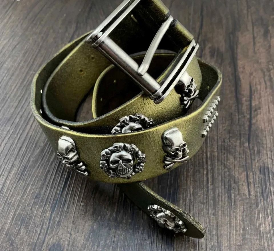 Japanese Brand Punk rock studded belt Size ONE SIZE - 4 Thumbnail