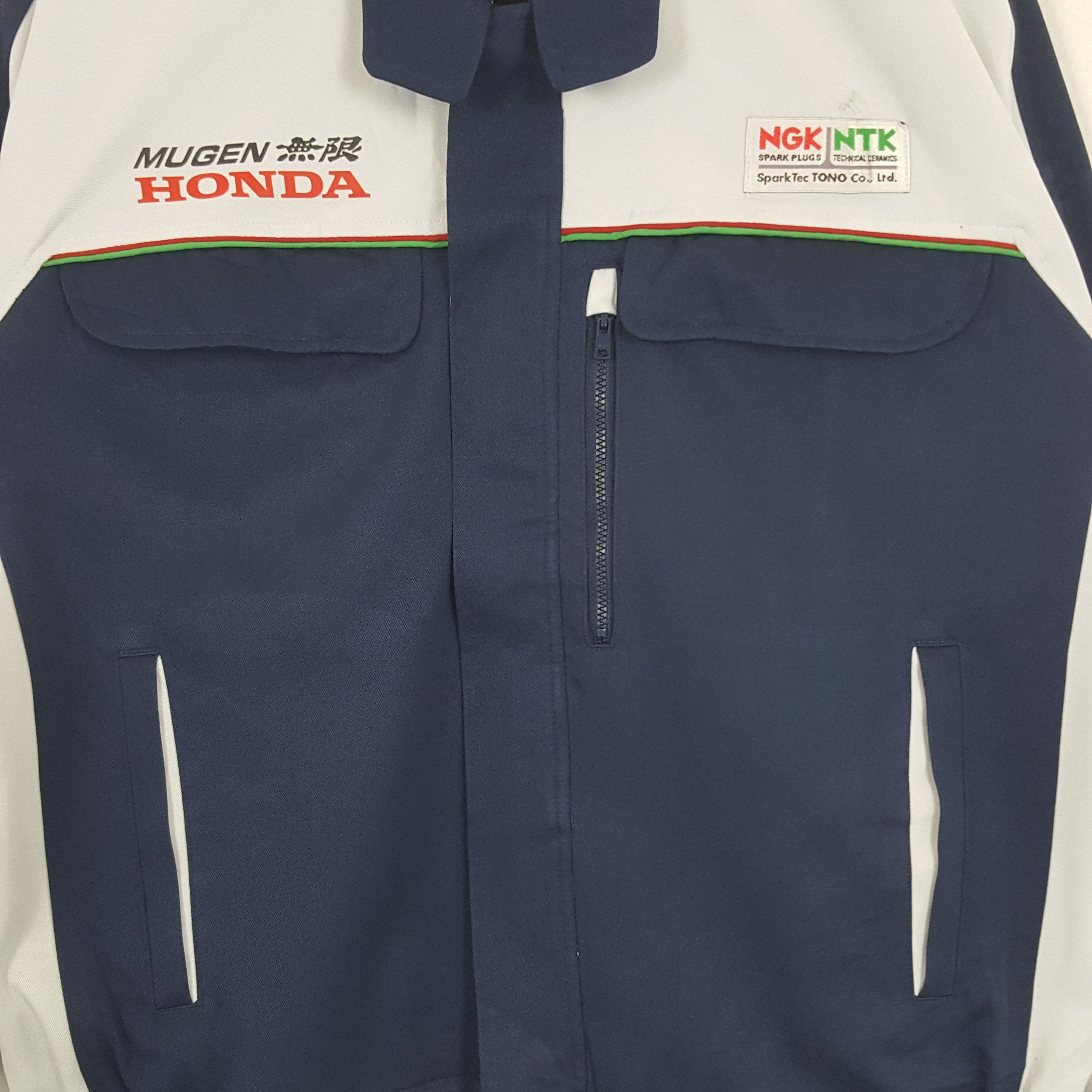 Honda × Japanese Brand × Vintage Vintage Mugen Honda Japanese Racing Team Custom Art Jacket Size US XL / EU 56 / 4 - 4 Thumbnail
