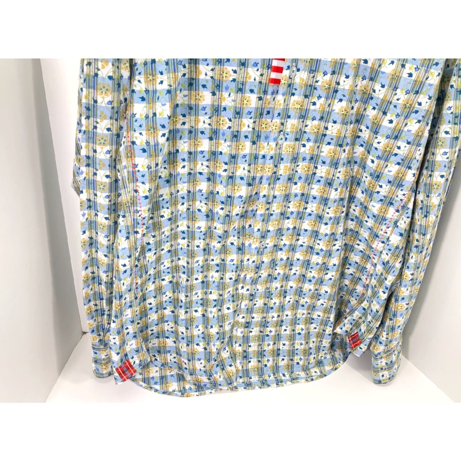 Robert Graham Robert Graham Button Up Shirt Mens XL Multicolor Floral Cotton Long Sleeve Size US XL / EU 56 / 4 - 5 Thumbnail