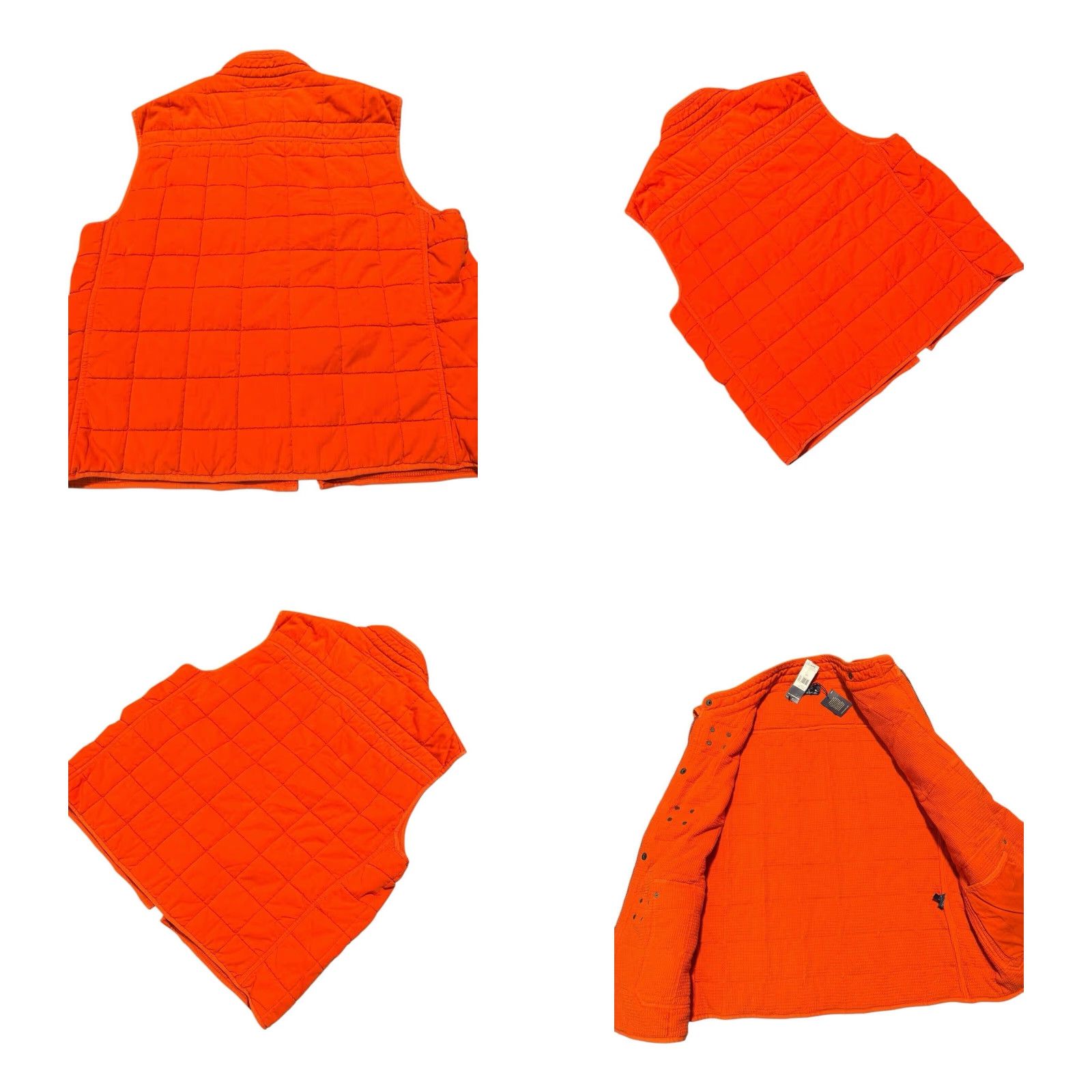 Polo Ralph Lauren VINTAGE Polo Ralph Lauren Fireman Clasp Insulated Down Vest 2XL Orange Defect Size US XXL / EU 58 / 5 - 8 Thumbnail