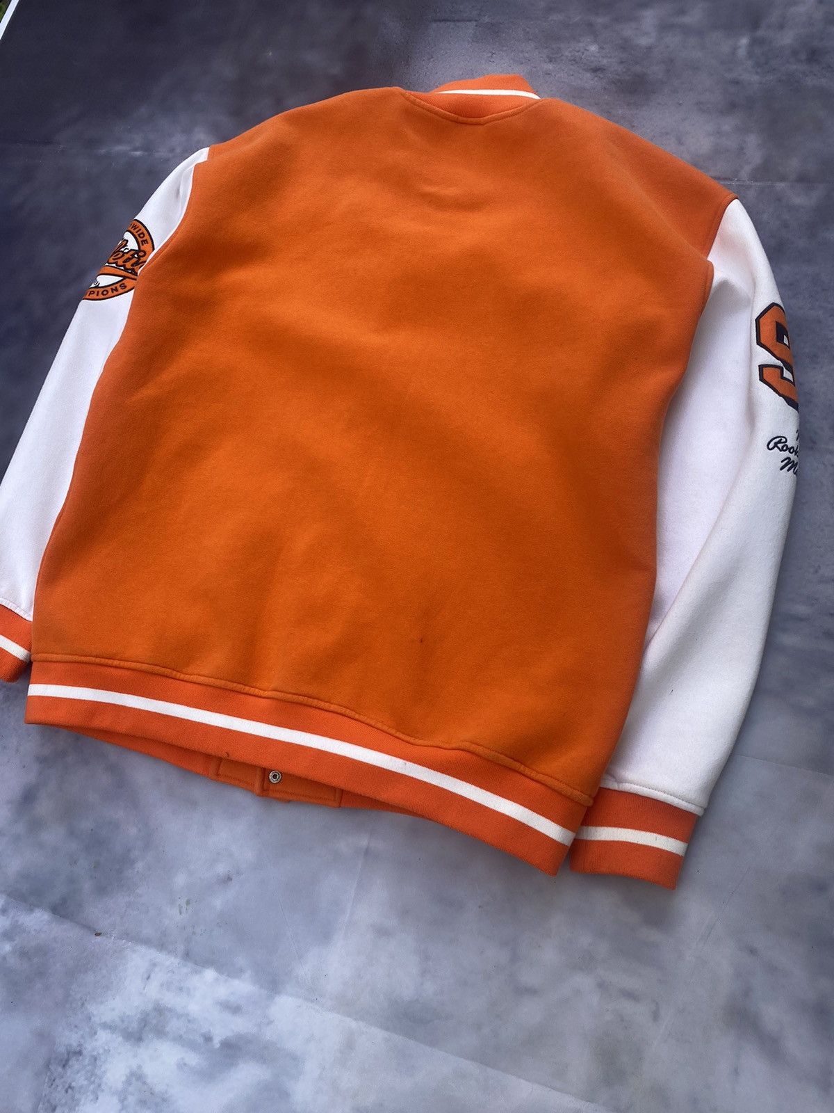 Japanese Brand × Vintage Reckless Athletic 92 MLB Varsity Bomber Vintage Size US L / EU 52-54 / 3 - 15 Thumbnail