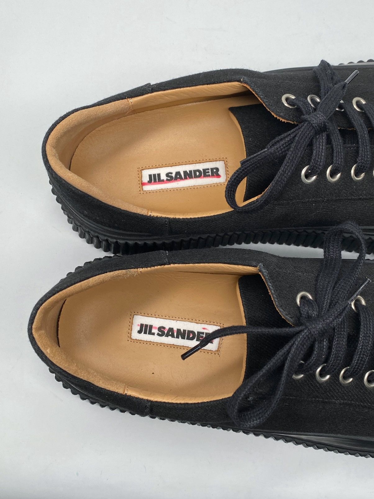 Jil Sander Jil Sander Canvas Low-Top Sneakers size 44/us size 11 Size US 11 / EU 44 - 6 Thumbnail