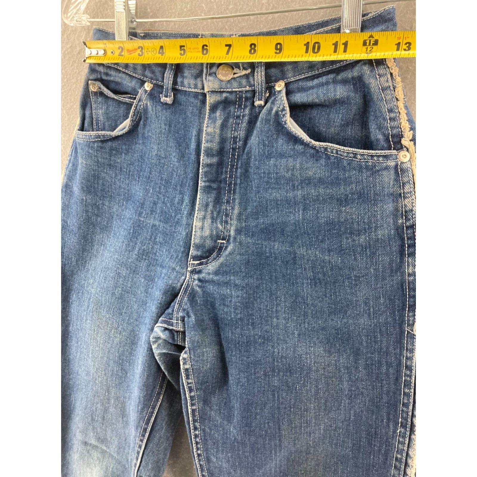 Lee VINTAGE Lee Jeans Womens 24x33 Mom Lee Mr Denim Union USA Made 80s Size 42" / US 20 - 2 Thumbnail
