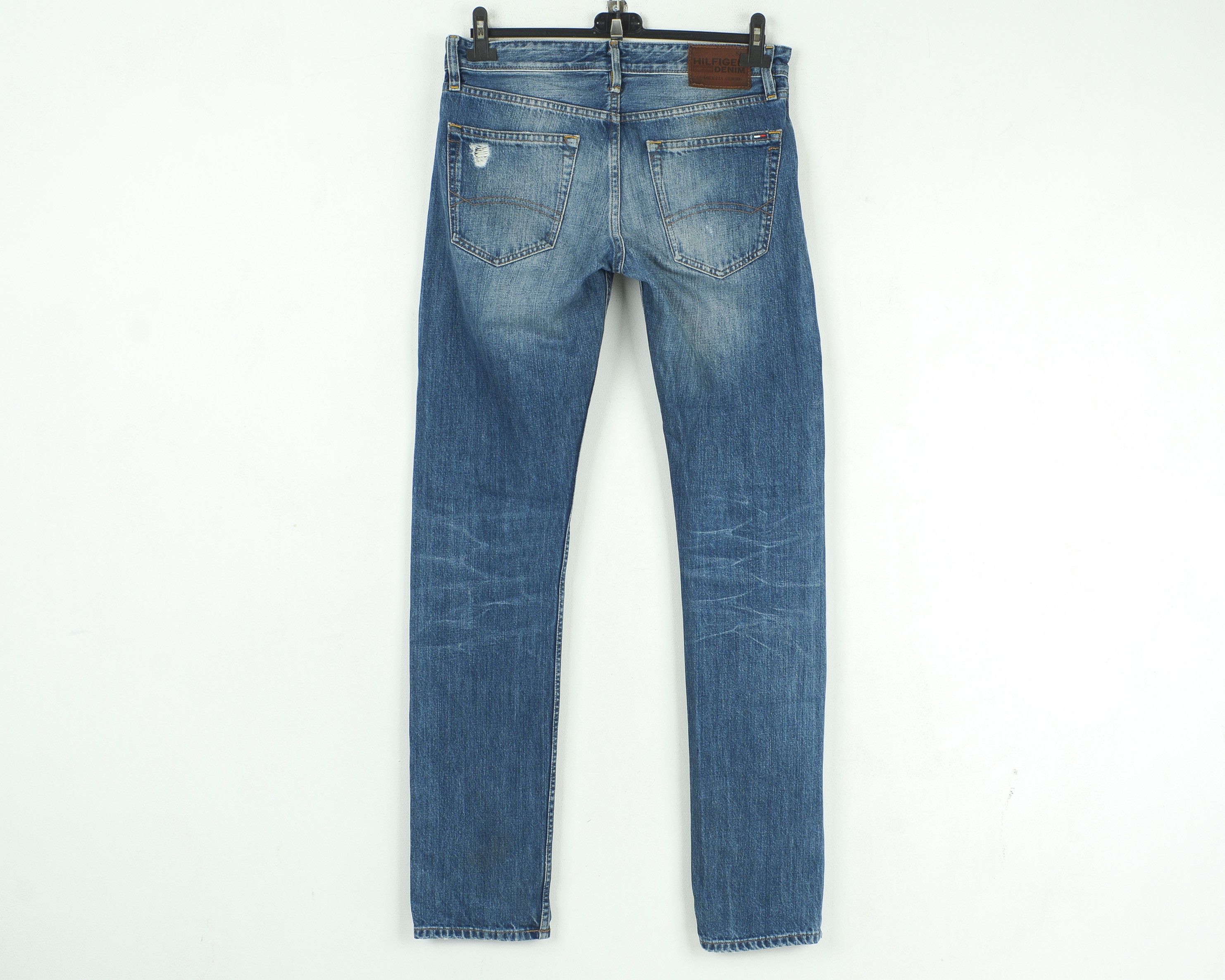 Tommy Hilfiger Rockridge Selvedge Men W30 L34 Slim Tapered Jeans Trousers Size US 30 / EU 46 - 5 Thumbnail