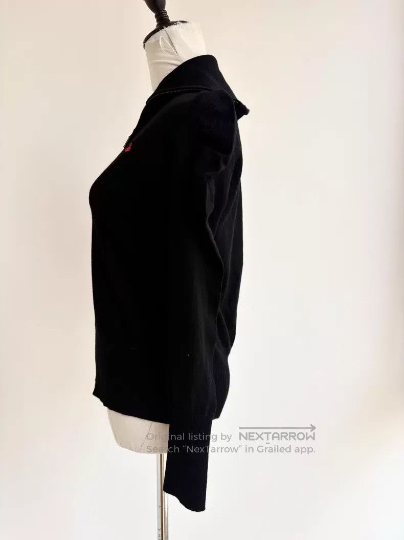 Vivienne Westwood Vivienne Westwood Black Bubble Sleeve Saturn Knit Jacket Size L / US 10 / IT 46 - 4 Thumbnail