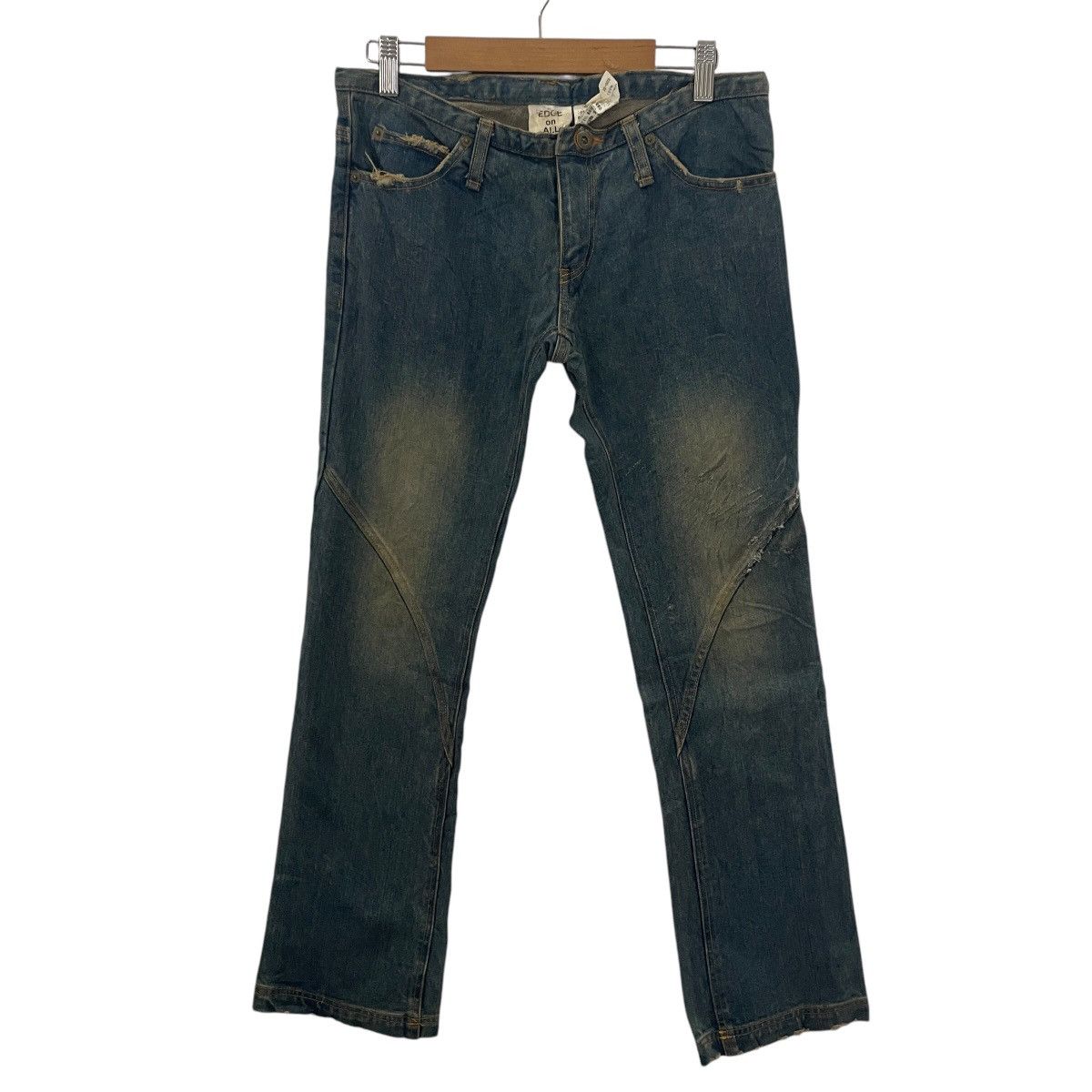 Japanese Brand Vintage Edge On All Denim Jeans Size 30" / US 8 / IT 44 - 1 Thumbnail