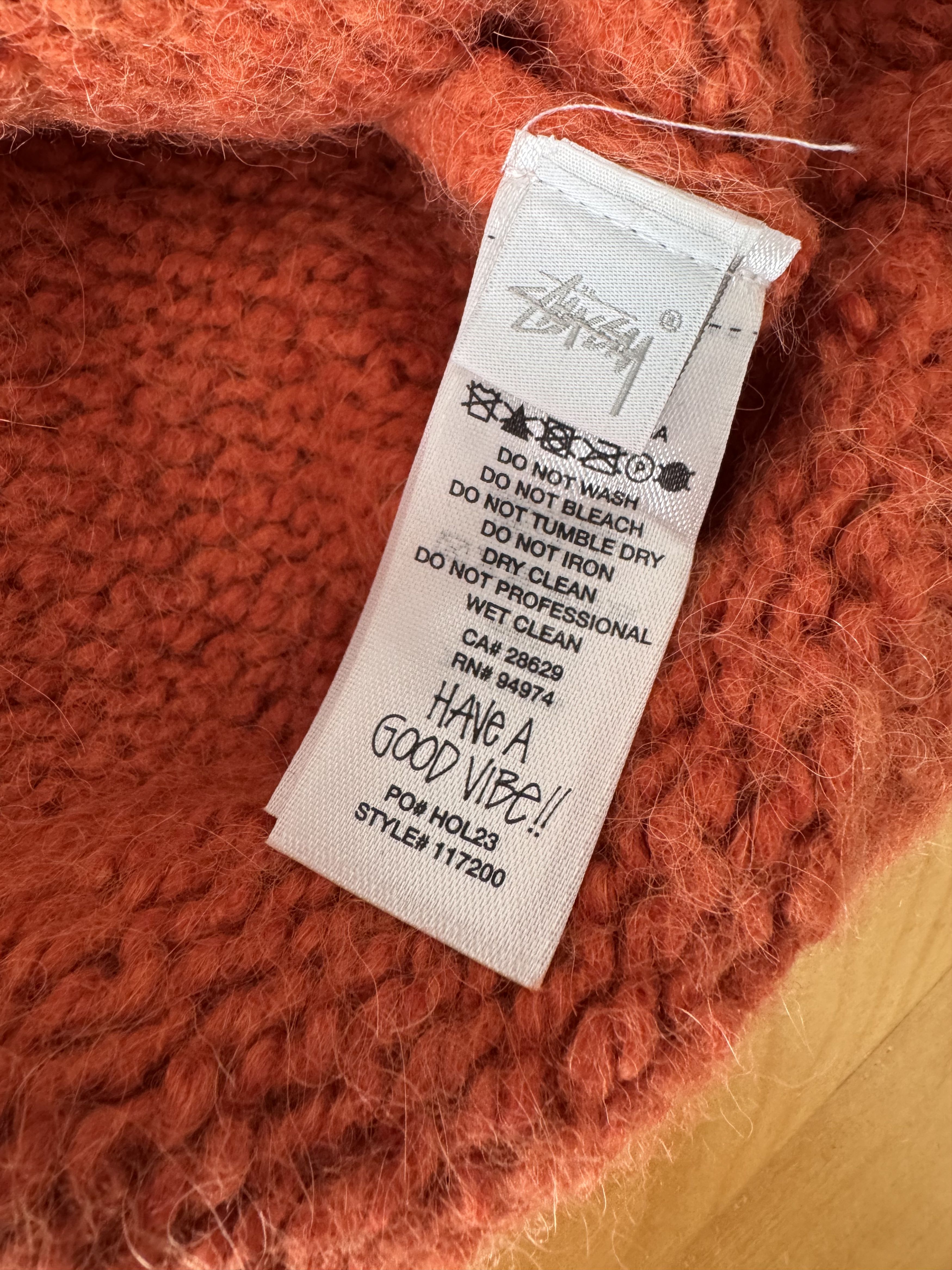 Stussy Stussy Brushed Knit Sweater Zip Up Hoodie Size US XL / EU 56 / 4 - 12 Thumbnail