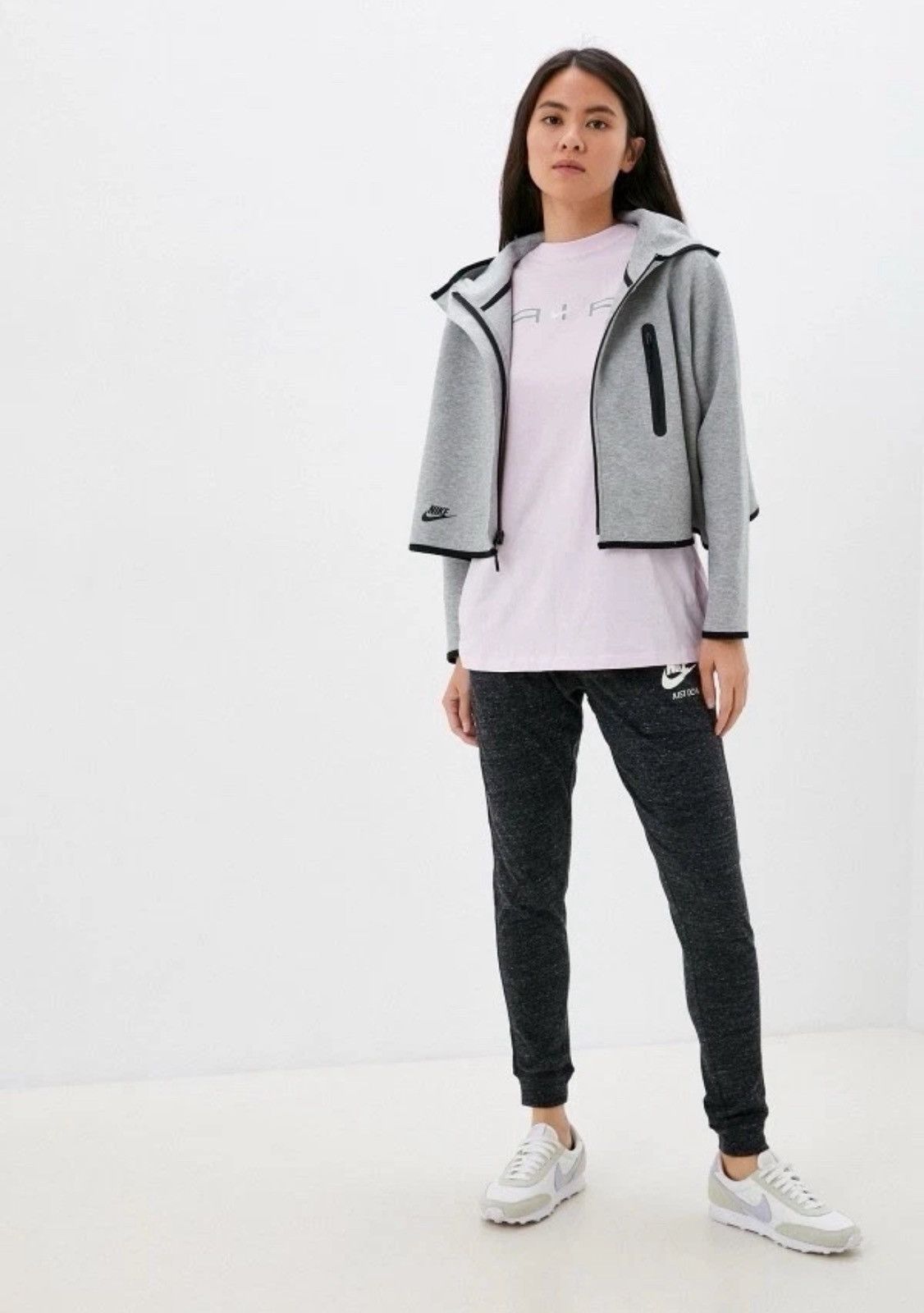 Nike Nike Tech Fleece Full Zip Cape Hoodie Sweatshirt Grey Drill Size XS / US 0-2 / IT 36-38 - 2 Thumbnail