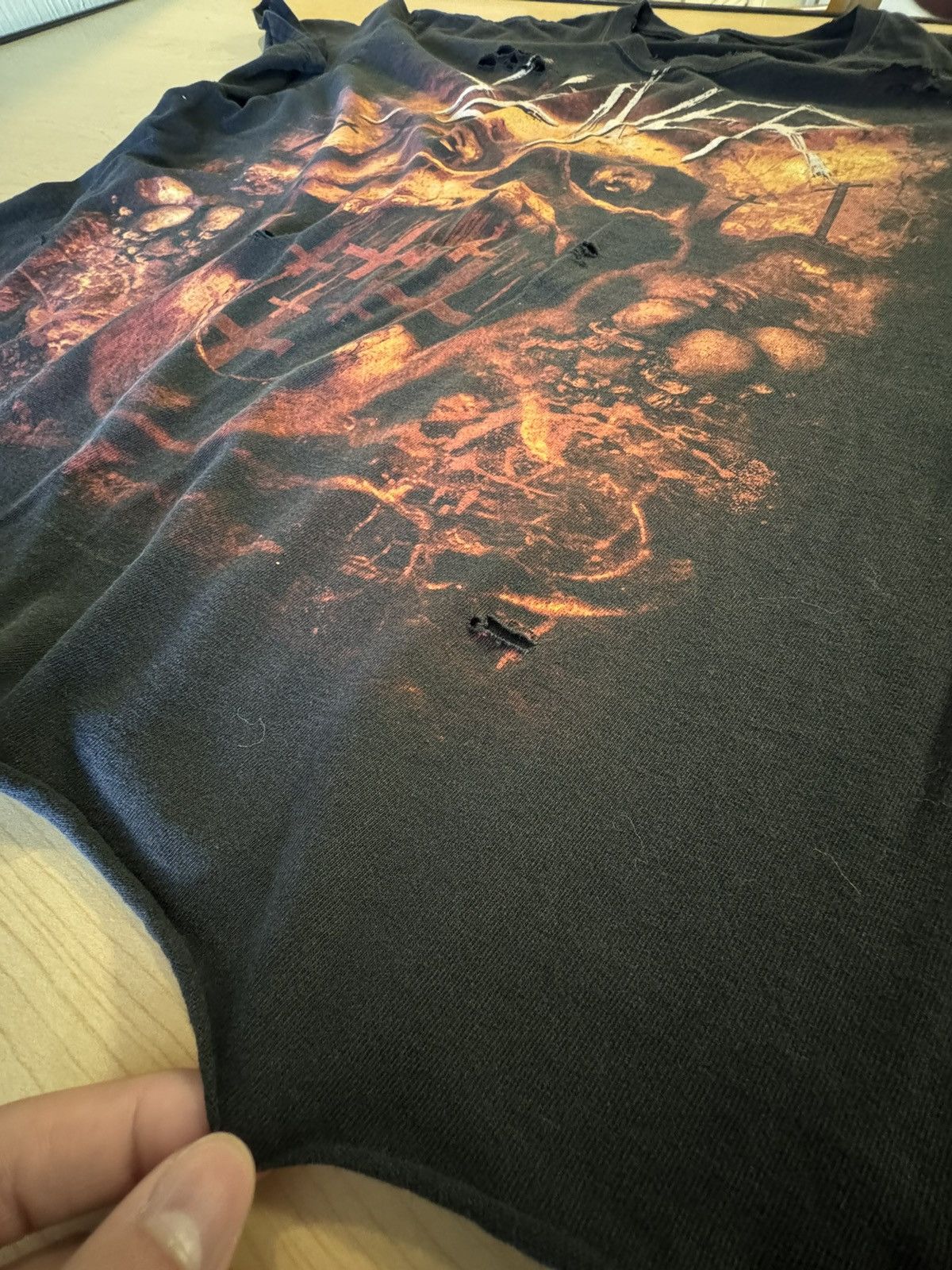 Hanes × Slayer Vintage slayer shirt (distressed) Size US XL / EU 56 / 4 - 3 Thumbnail