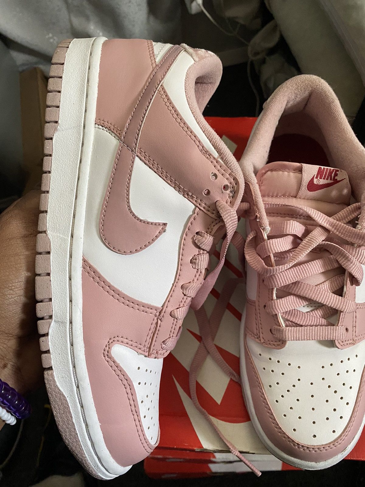 Nike Nike dunk low Pink Velvet Size US 7 / IT 37 - 6 Thumbnail