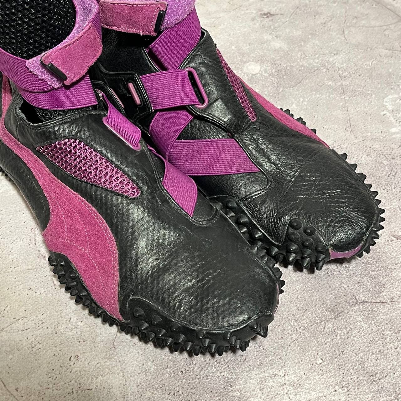 Puma Puma Mostro Mid Sneakers Shoes Black Purple 2004 Size US 8.5 / EU 41-42 - 5 Thumbnail