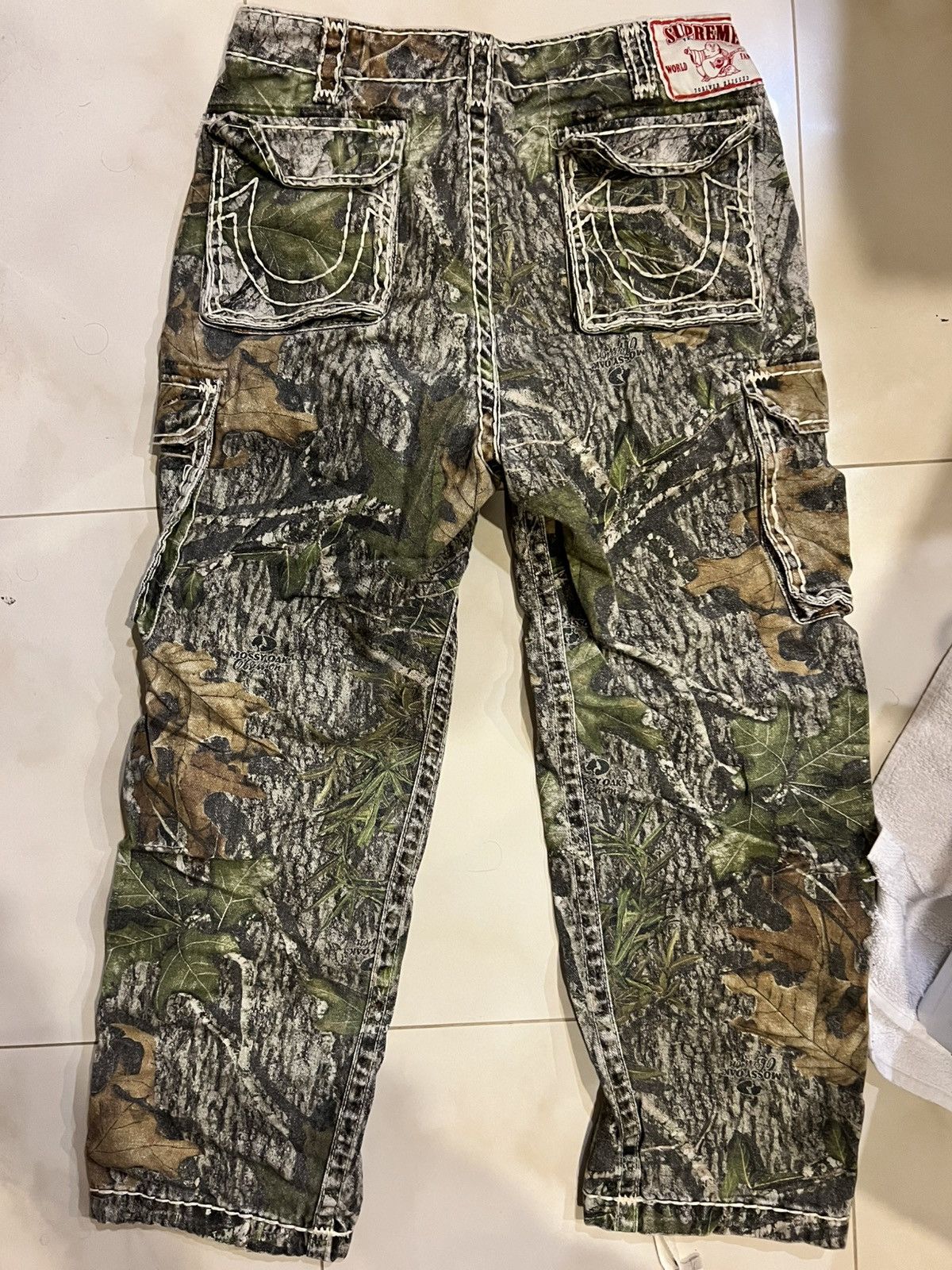 Supreme × True Religion supreme true religion cargo pants mossy