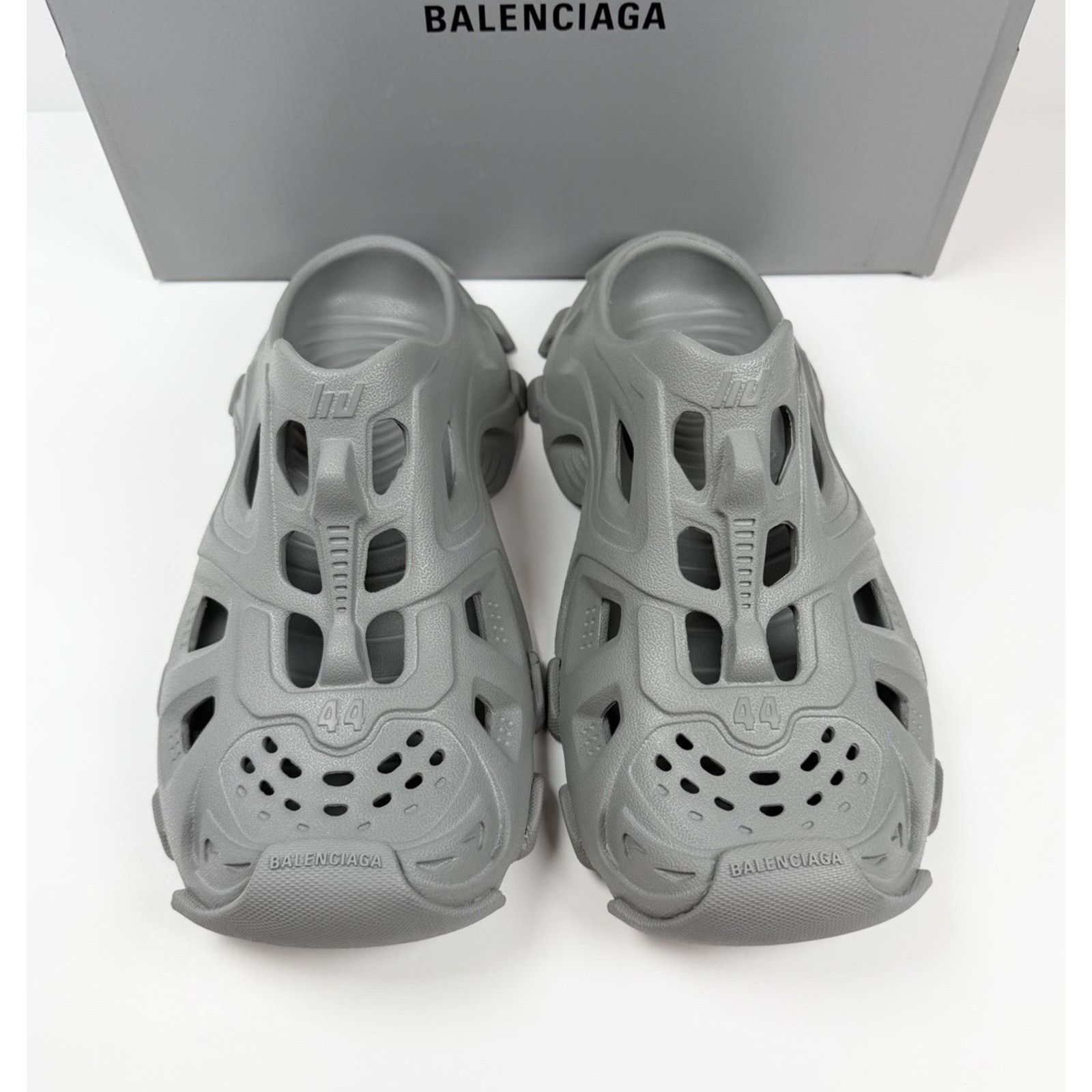 Balenciaga Size 44EU/11US - Balenciaga HD Mule Slip On Gray NEW! Size US 11 / EU 44 - 3 Thumbnail
