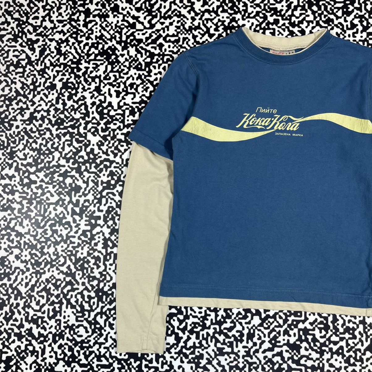 Coca Cola RARE 90s Vintage Coca Cola Big Logo Retro Longsleeve Size S / US 4 / IT 40 - 5 Thumbnail