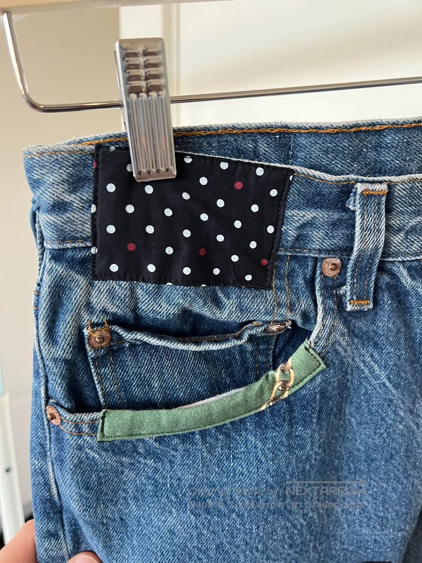 Junya Watanabe Junya Watanabe x Levis Patchwork Jeans. Size US 30 / EU 46 - 8 Thumbnail