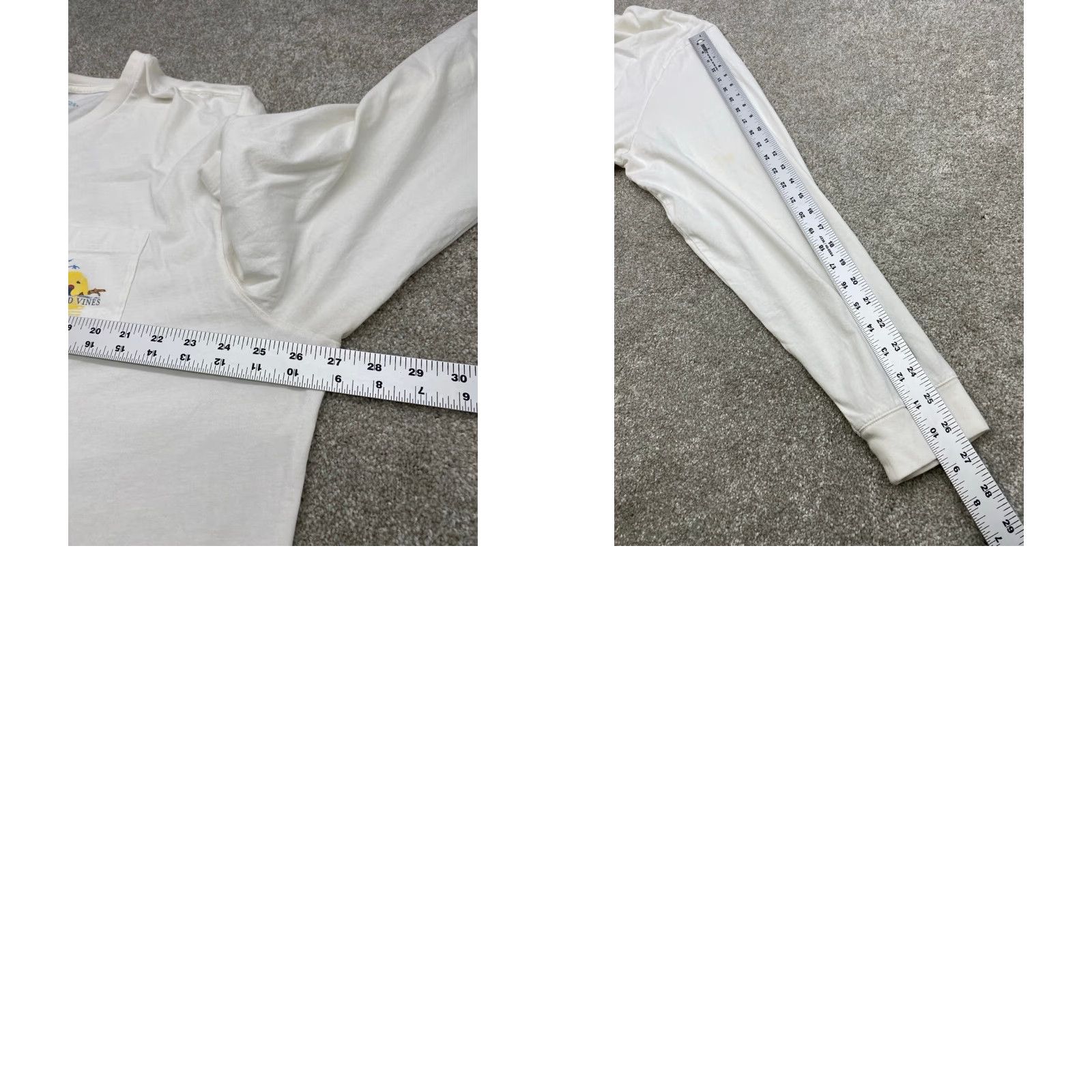 Vineyard Vines VINEYARD VINES T-Shirt Mens 2XL Pocket Long Sleeve White Dog Fetching 4373 Size US XXL / EU 58 / 5 - 8 Thumbnail