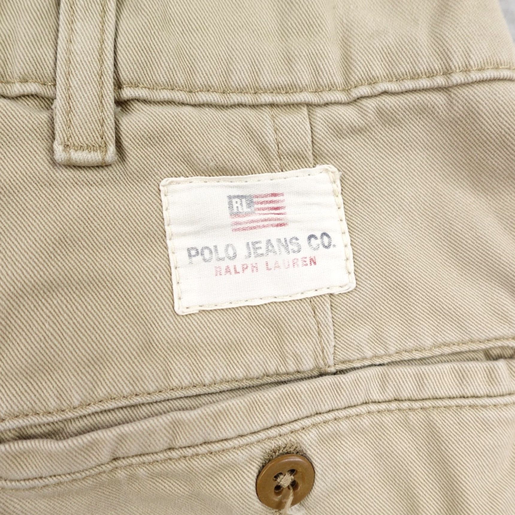 Ralph Lauren Ralph Lauren Shorts Mens 33 Khaki Freighter Cargo Pockets Utility Polo Jeans Cargo Shorts Beige Size US XS / EU 42 / 0 - 6 Thumbnail