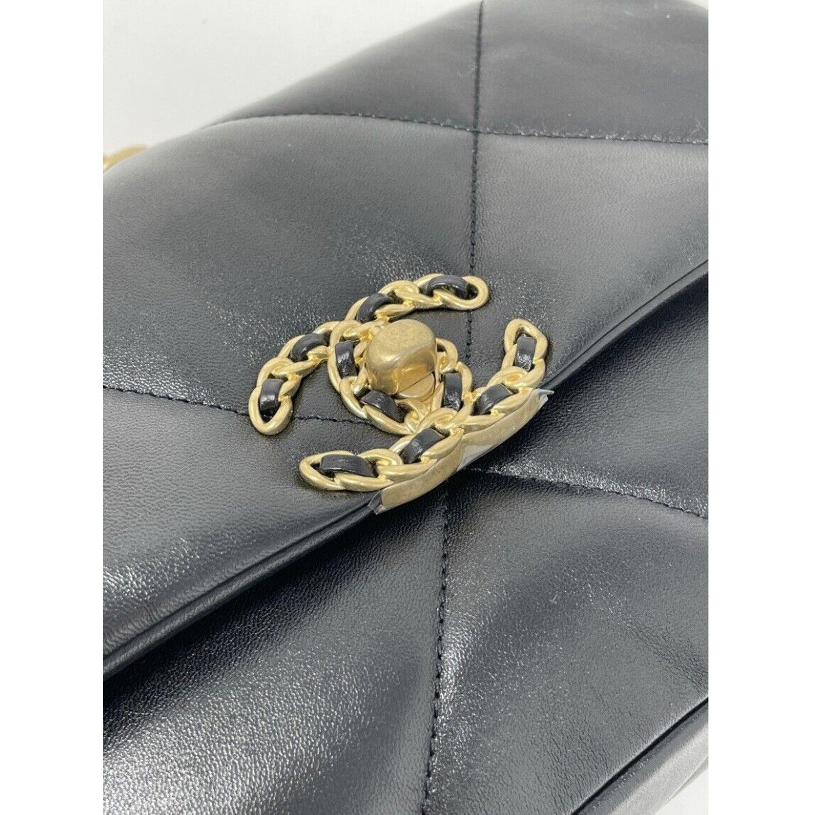 Chanel CHANEL 19 Lambskin Quilted Small Black Flap bag Size ONE SIZE - 6 Thumbnail