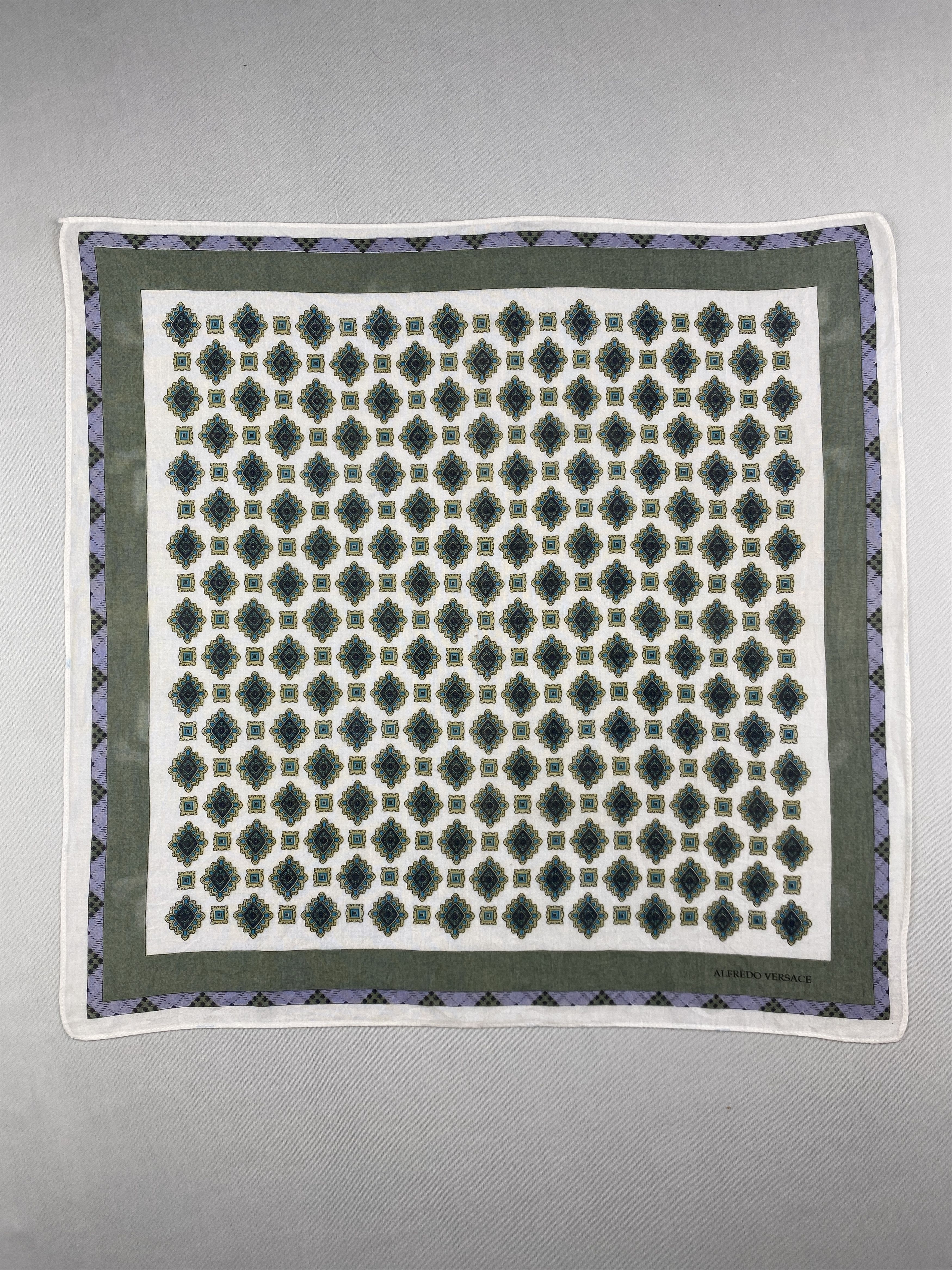 Versace Alfredo Versace Handkerchief Pocket Square Bandana HM0037 Size ONE SIZE - 1 Thumbnail