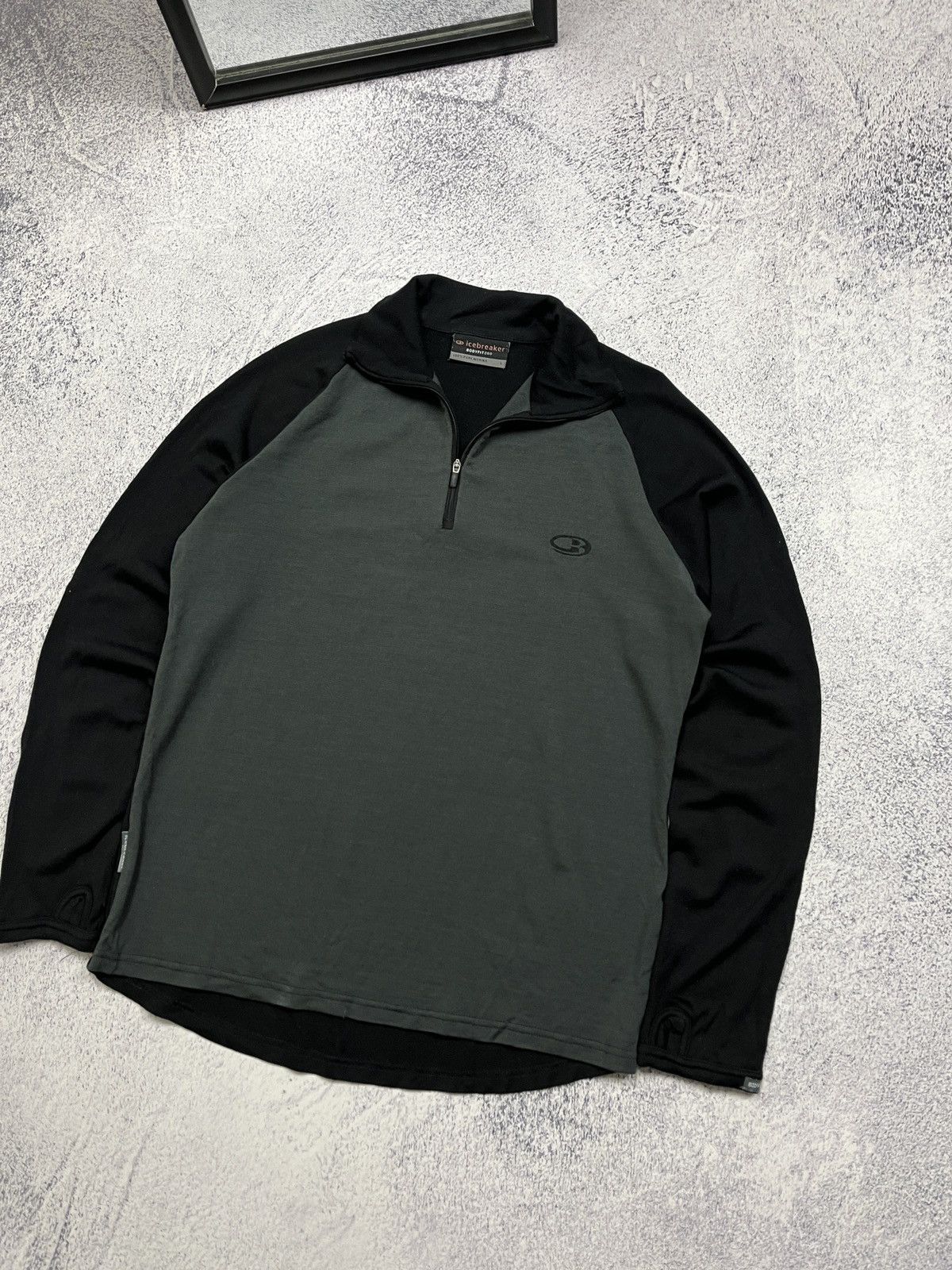 Icebreaker Ice Breaker Body Fit 260 Wool Long Sleeve 1/4 Zip Sweater Size US L / EU 52-54 / 3 - 3 Thumbnail