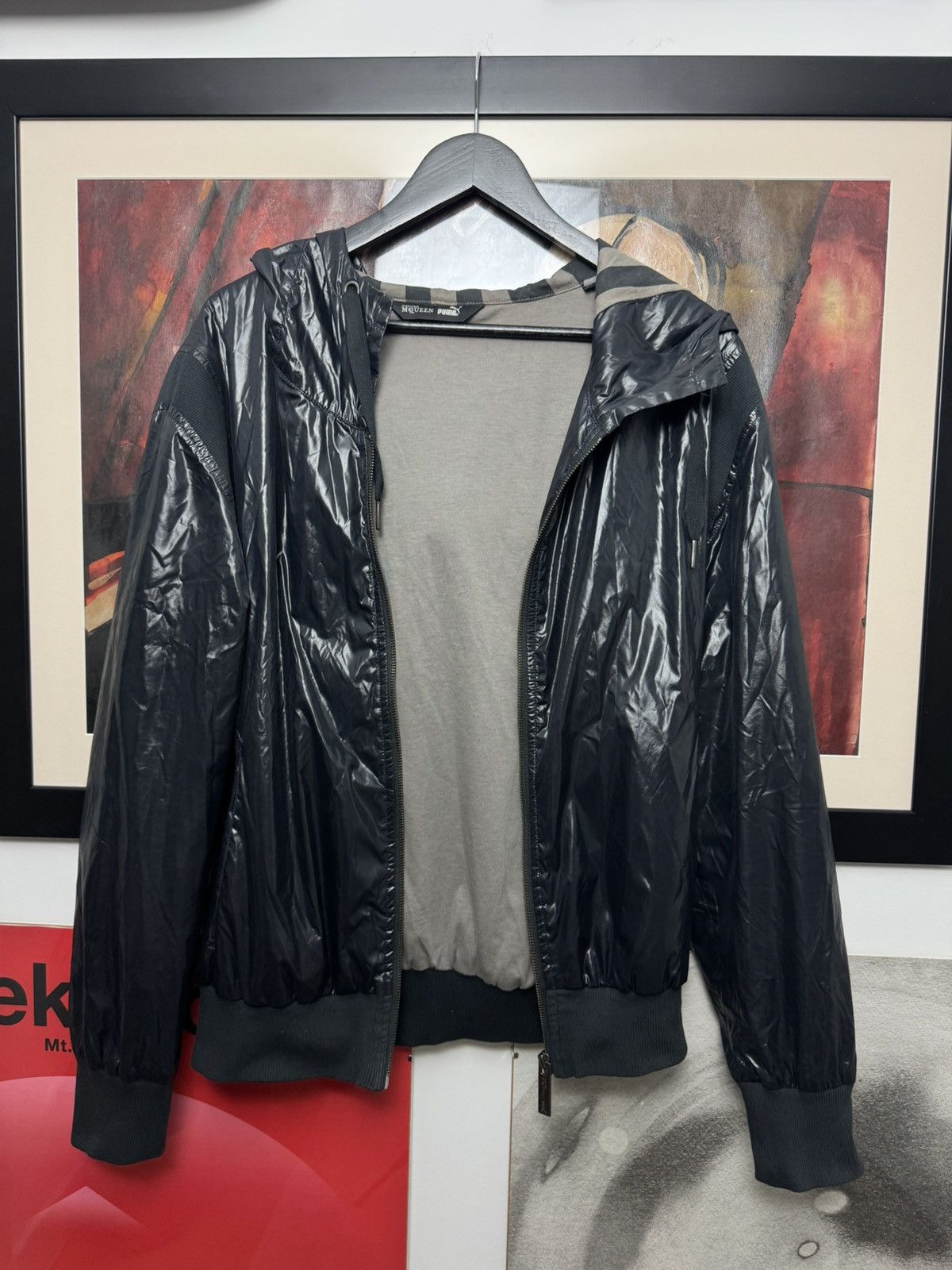Alexander McQueen × Puma Puma Alexander McQueen Collab Nylon Jacket Designer Rare Size US S / EU 44-46 / 1 - 2 Thumbnail