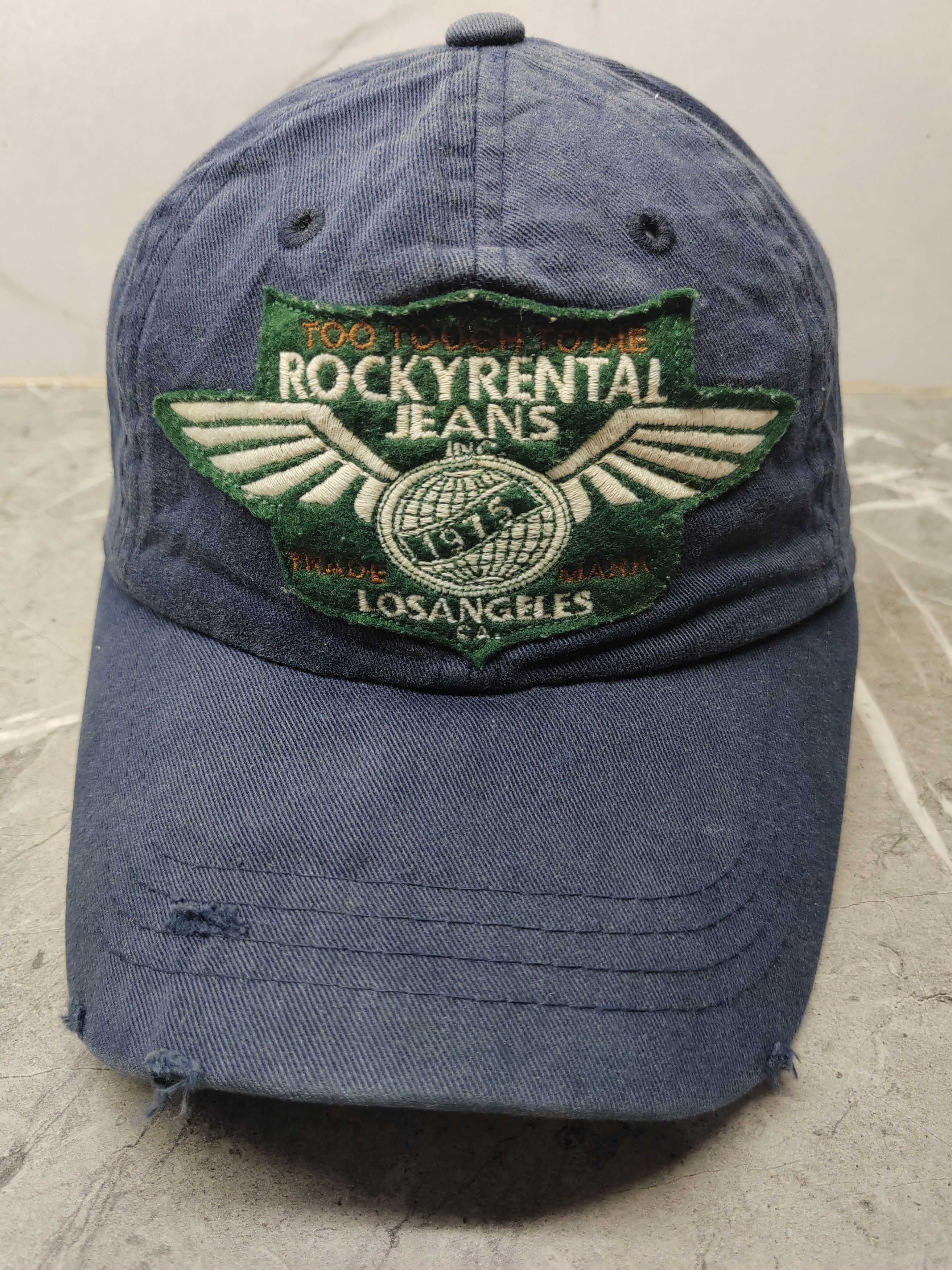 Vintage Vintage Rocky Rental Distressed Style Cap Hat Size ONE SIZE - 2 Thumbnail