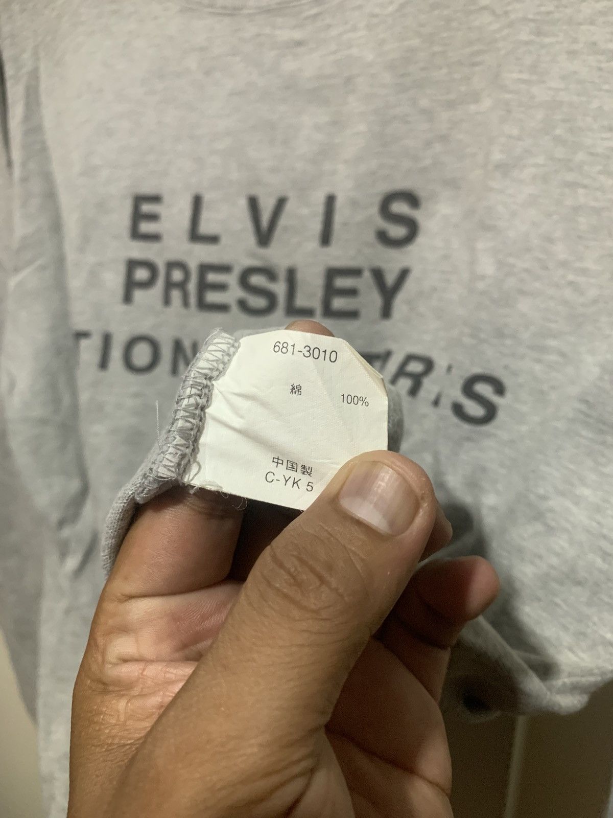Japanese Brand Elvis Presley LONGSLEEVE ROCK n ROLL STYLE TEE Size US L / EU 52-54 / 3 - 8 Thumbnail