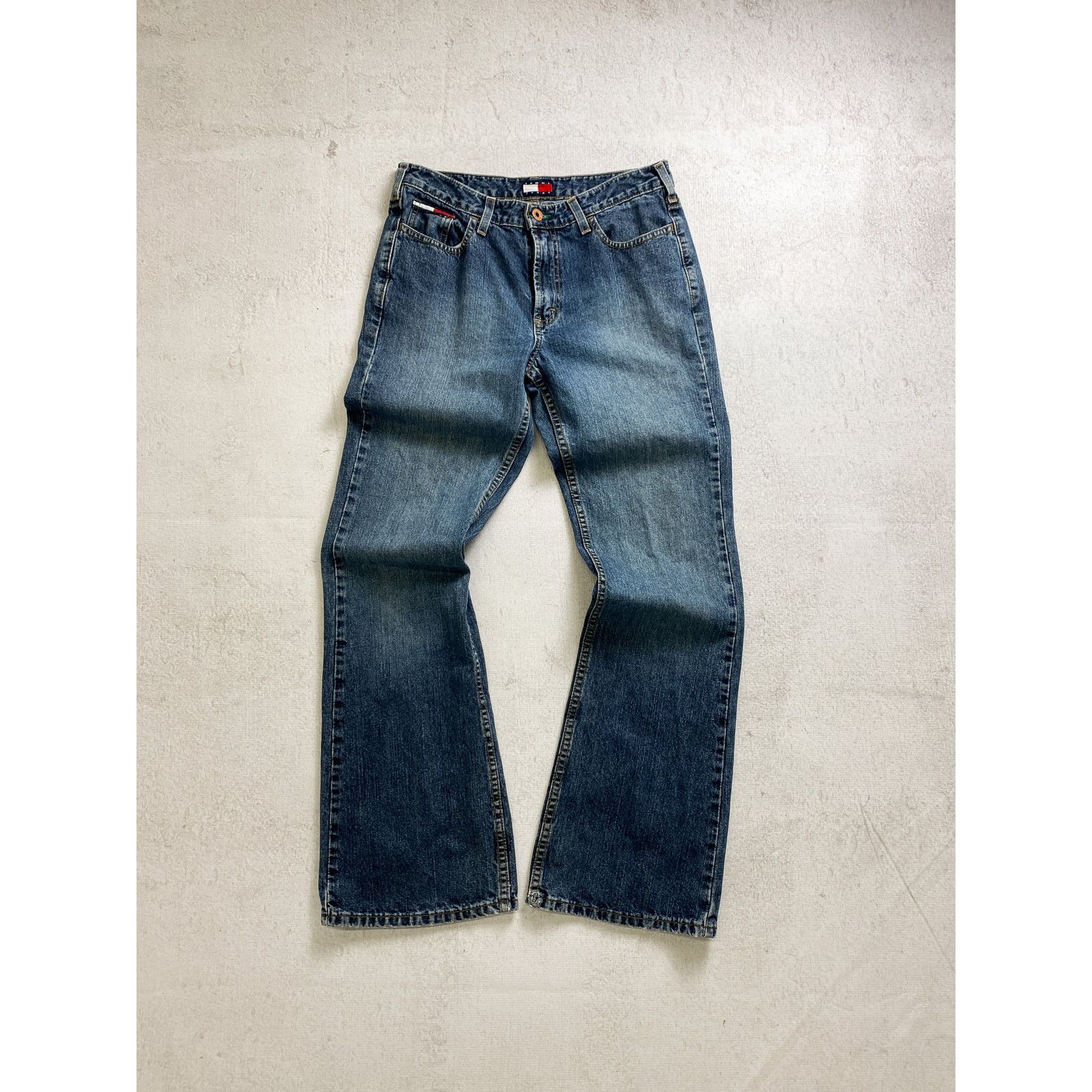 Tommy Hilfiger Vintage 90s Tommy Hilfiger Flare Jeans - Women's 30x31 Size 30" / US 8 / IT 44 - 1 Thumbnail