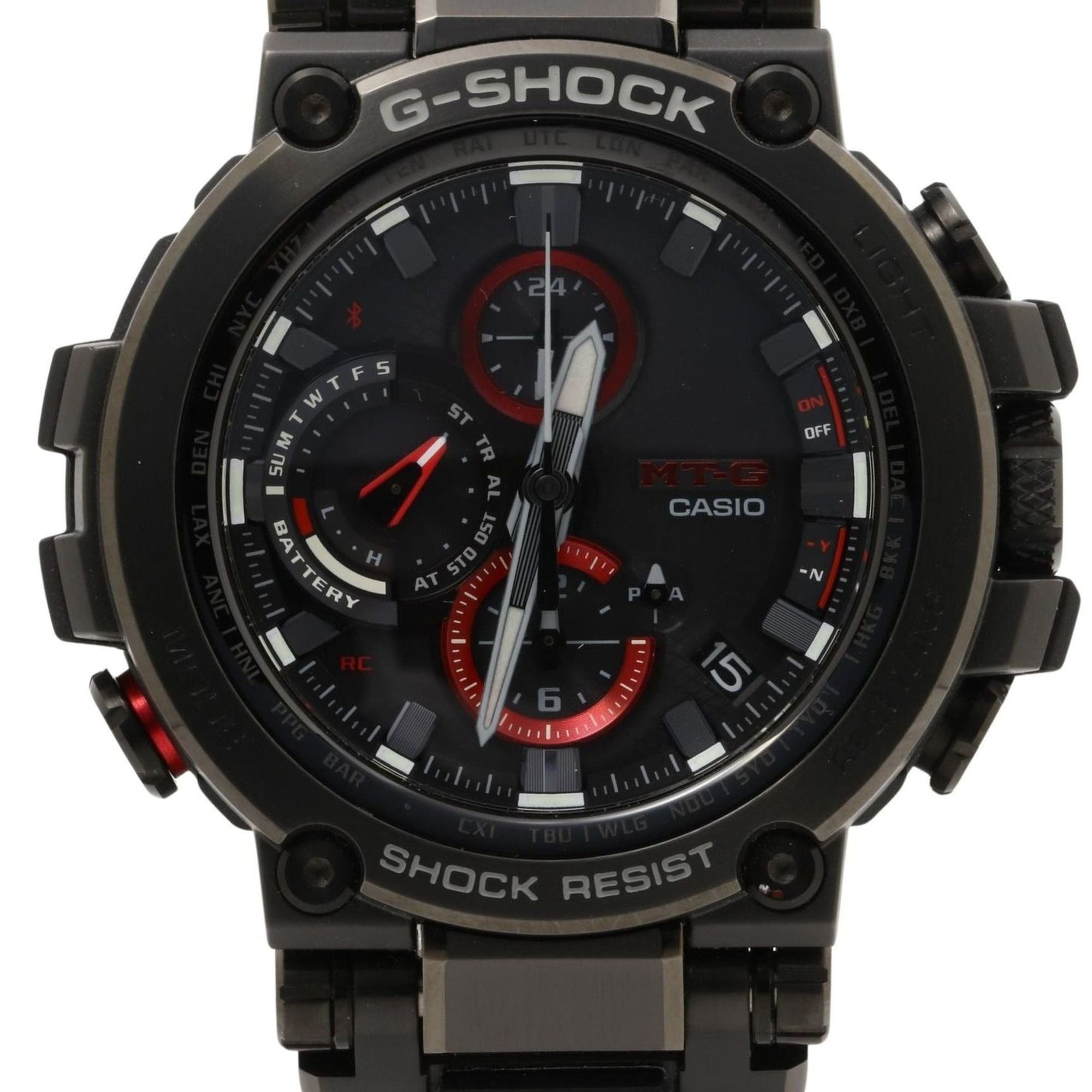 Casio CASIO GSHOCK MTGB1000 Series MTGB1000B1AJF Black Stainless Steel Men's Analog Watch Size ONE SIZE - 1 Thumbnail