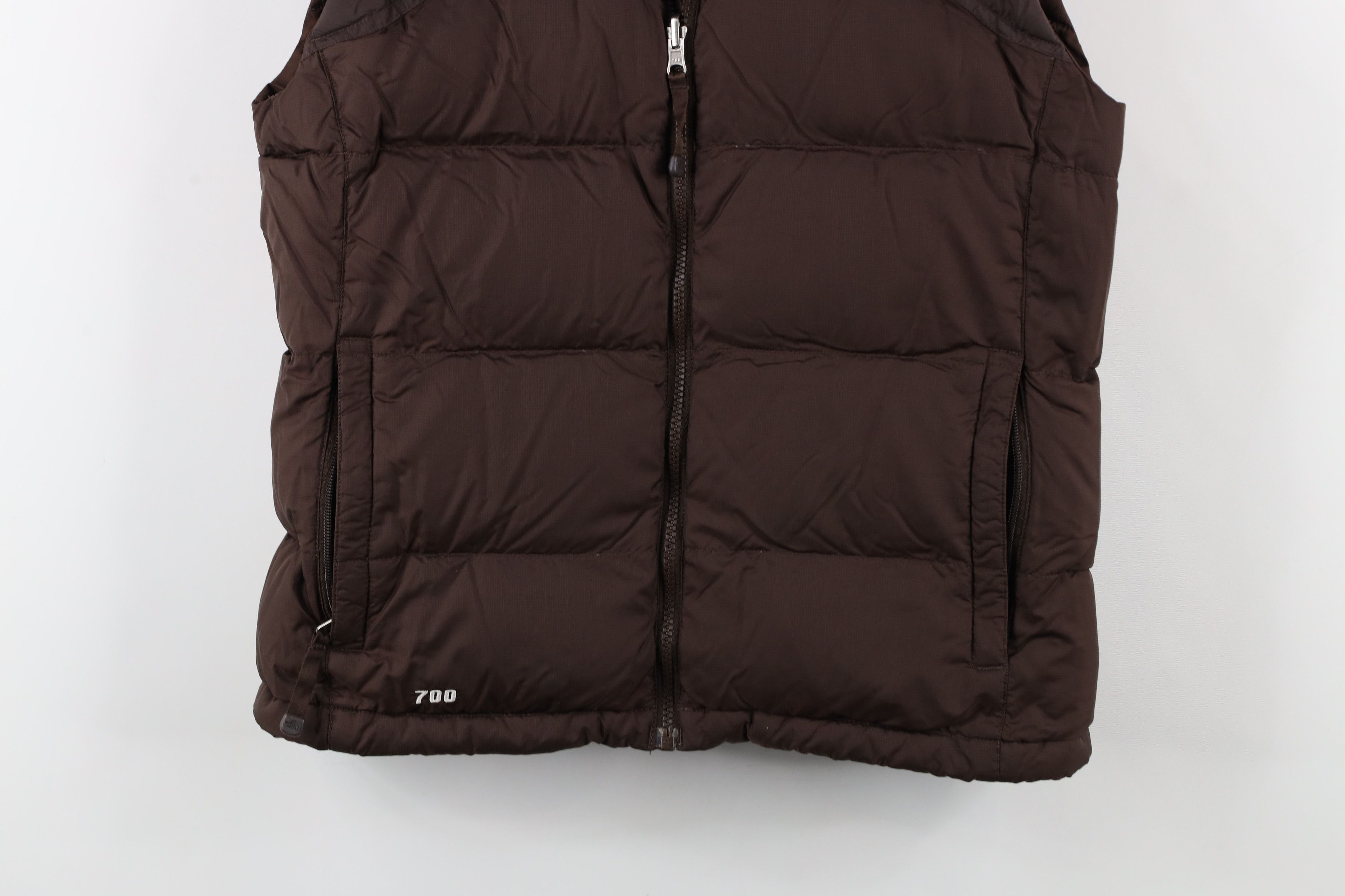 The North Face × Vintage Vintage The North Face Fill Nuptse Puffer Vest Jacket Brown Size M / US 6-8 / IT 42-44 - 3 Thumbnail