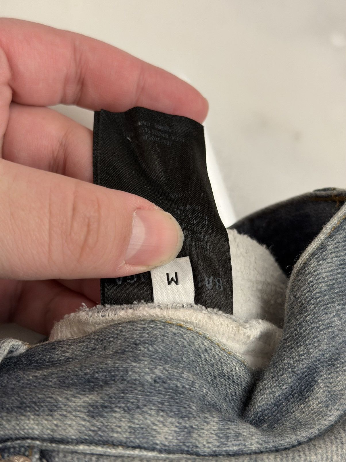 Balenciaga Balenciaga 3D Printed Distressed Denim Size US 36 / EU 52 - 6 Thumbnail